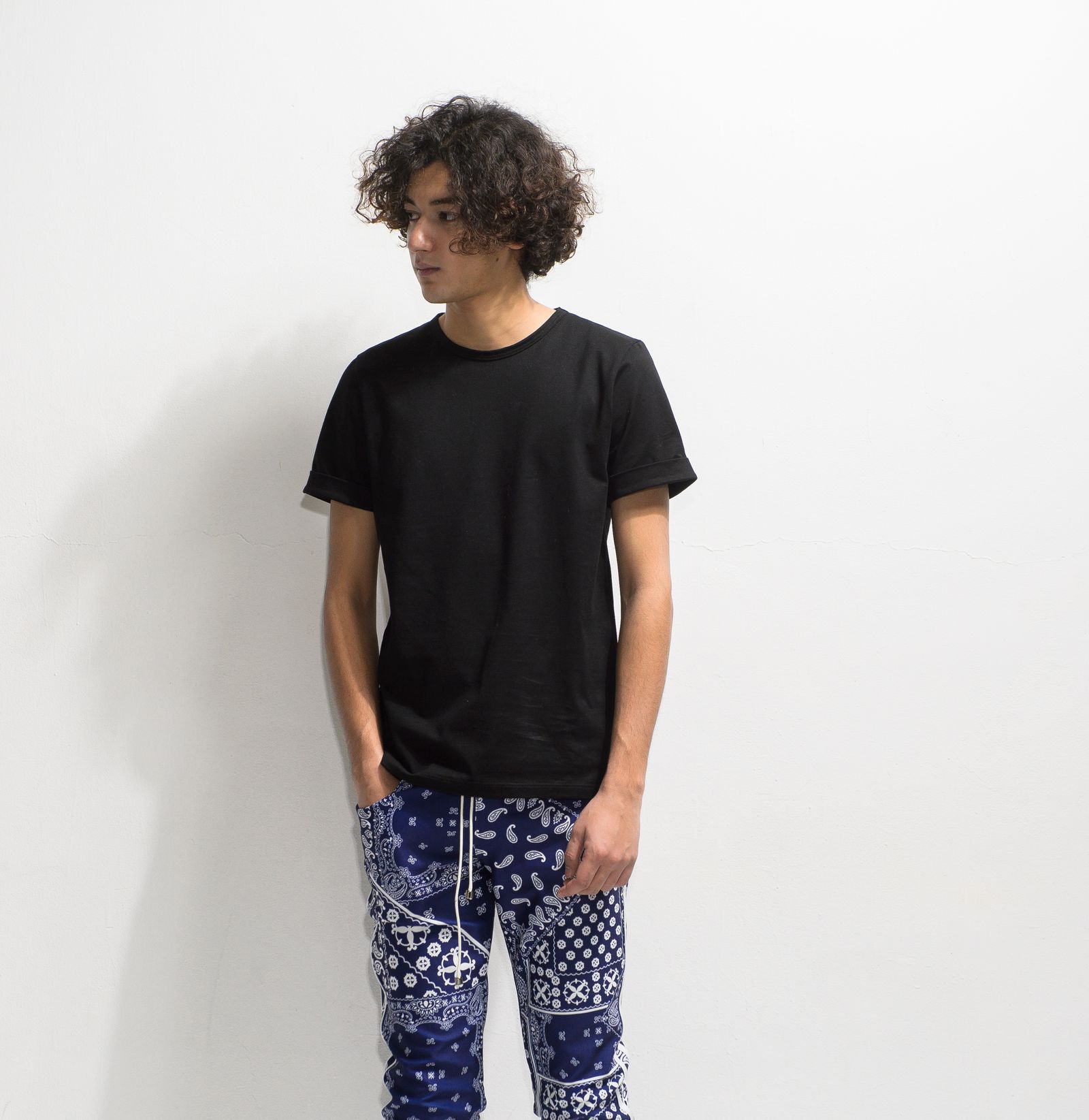 ROLL UP JERSEY TEE / RC20-T-001 / 無地Tシャツ