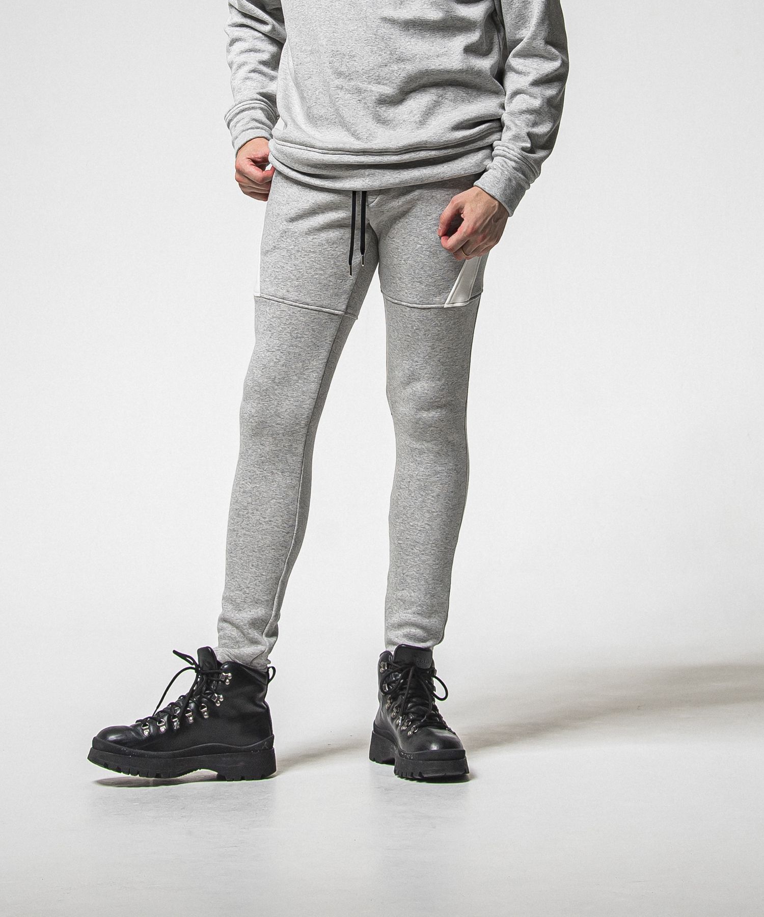 VELOURS FLEECE TYLER PANTS / RC38-ST-026H / 裏起毛スウェットラインパンツ / グレー (11月中旬入荷予定)