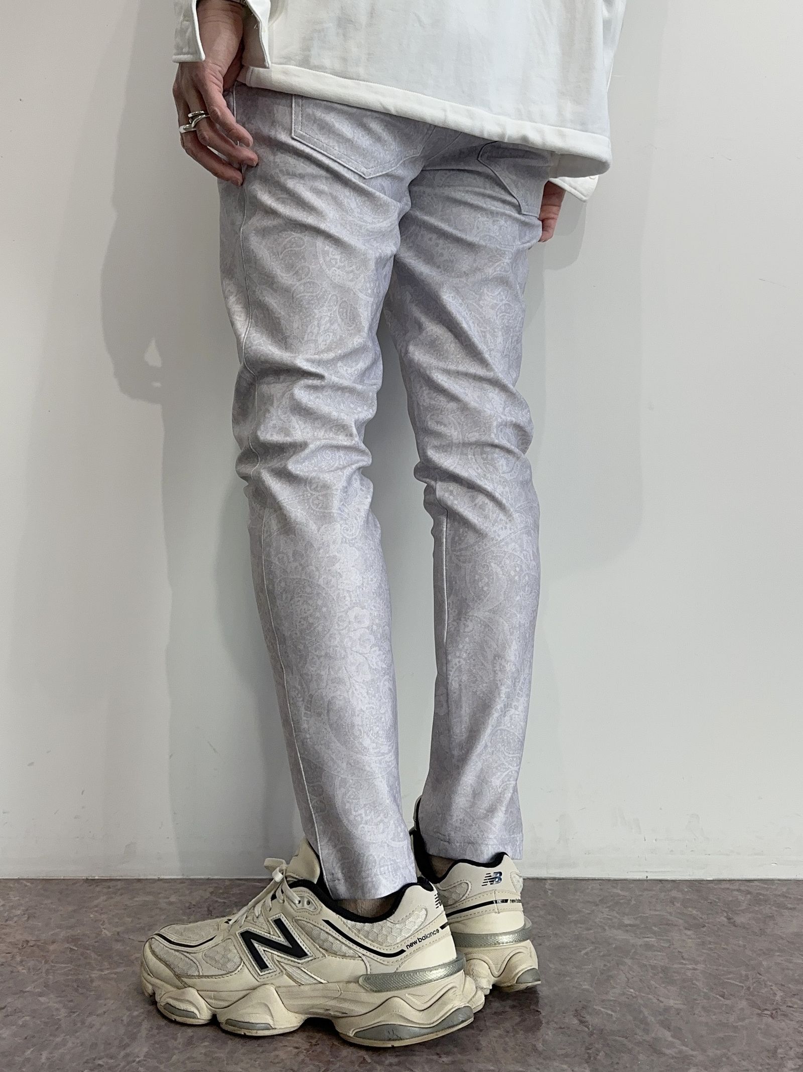 CHRIS EASY TUCK PANTS / RC35-ST-016T / イージータックパンツ / ペイズリーグレー