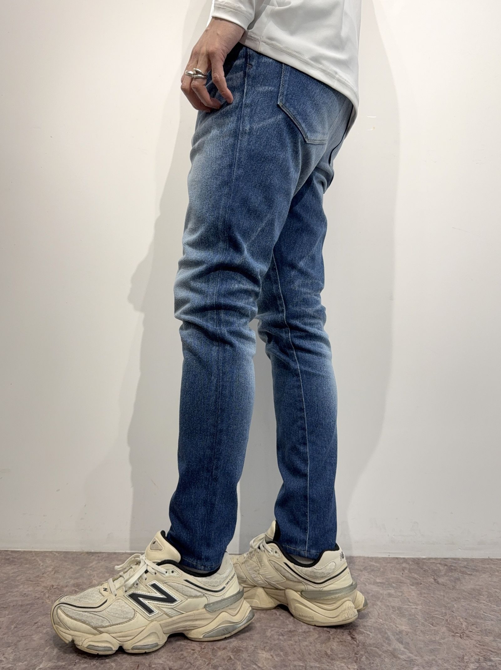 MICK DENIM JERSEY / RC35-ST-020 / デニムジャージテーパードパンツ / インディゴユーズド