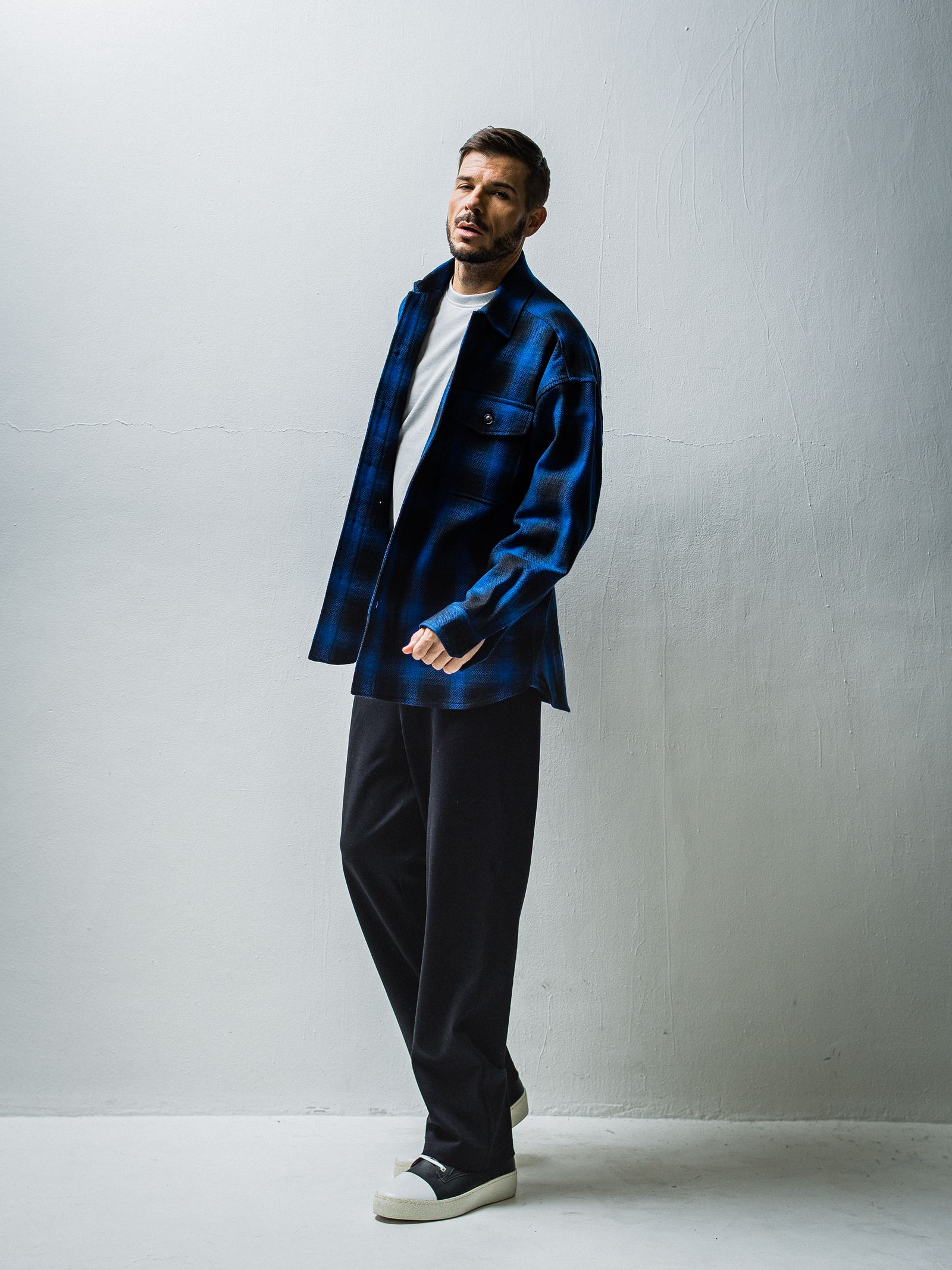 CHRIS EASY WIDE PANTS / RC27-ST-016W / ワイドパンツ / ブラック