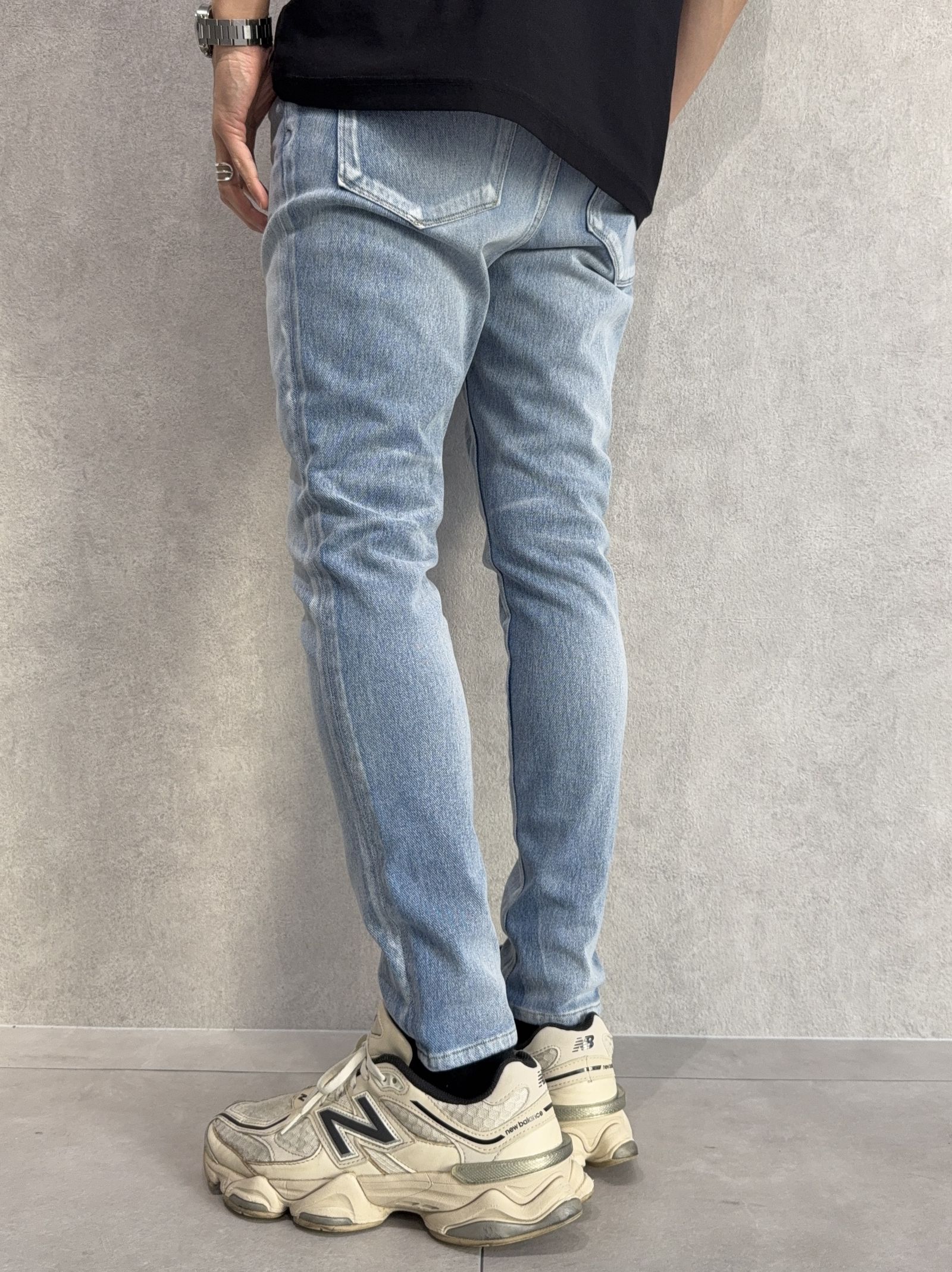 MICK DENIM JERSEY / RC37-ST-020 / デニムジャージテーパードパンツ / ライトインディゴ