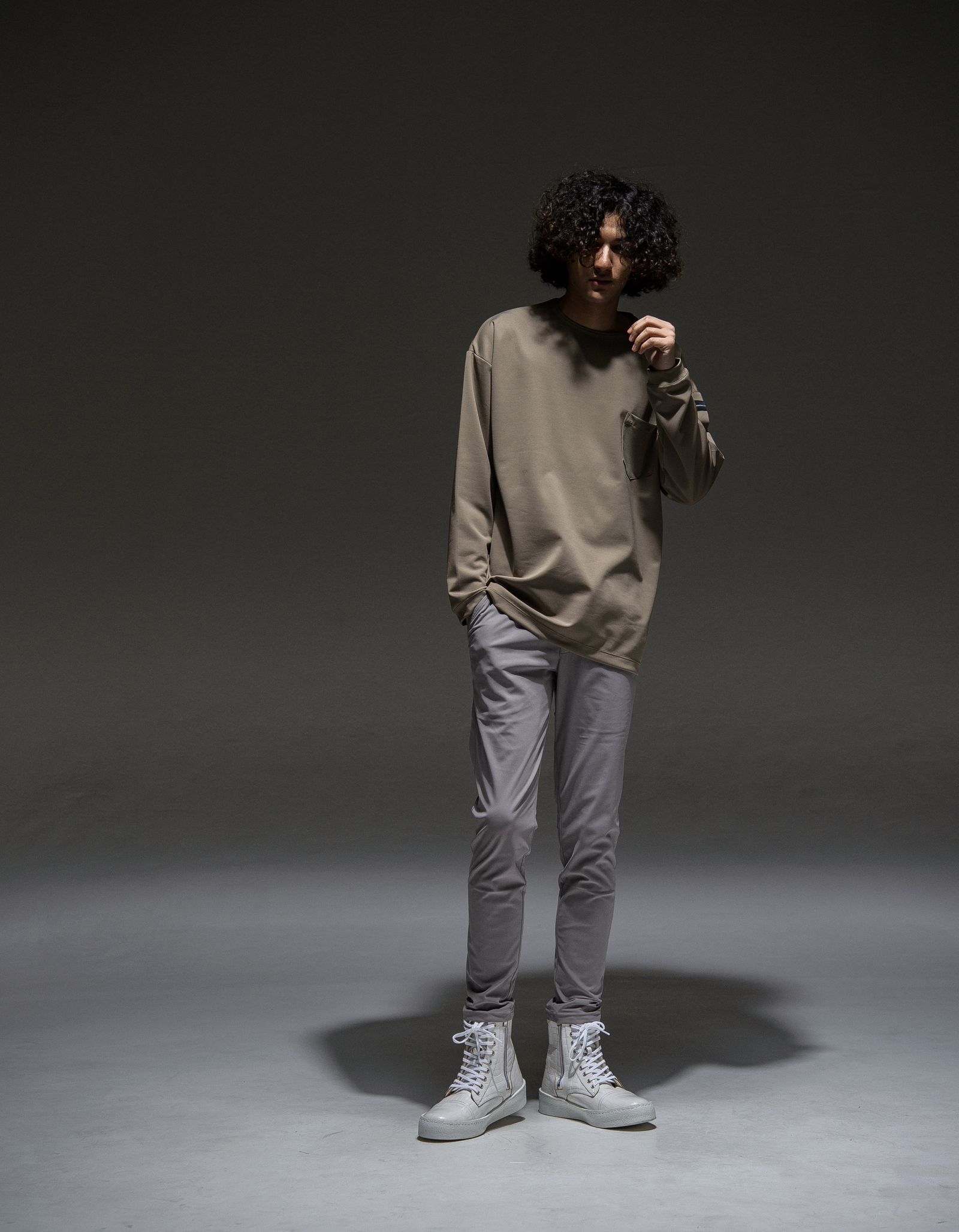 DOUBLE LOOSE POCKET LONG TEE / RC21-T-003 / ロングスリーブTシャツ