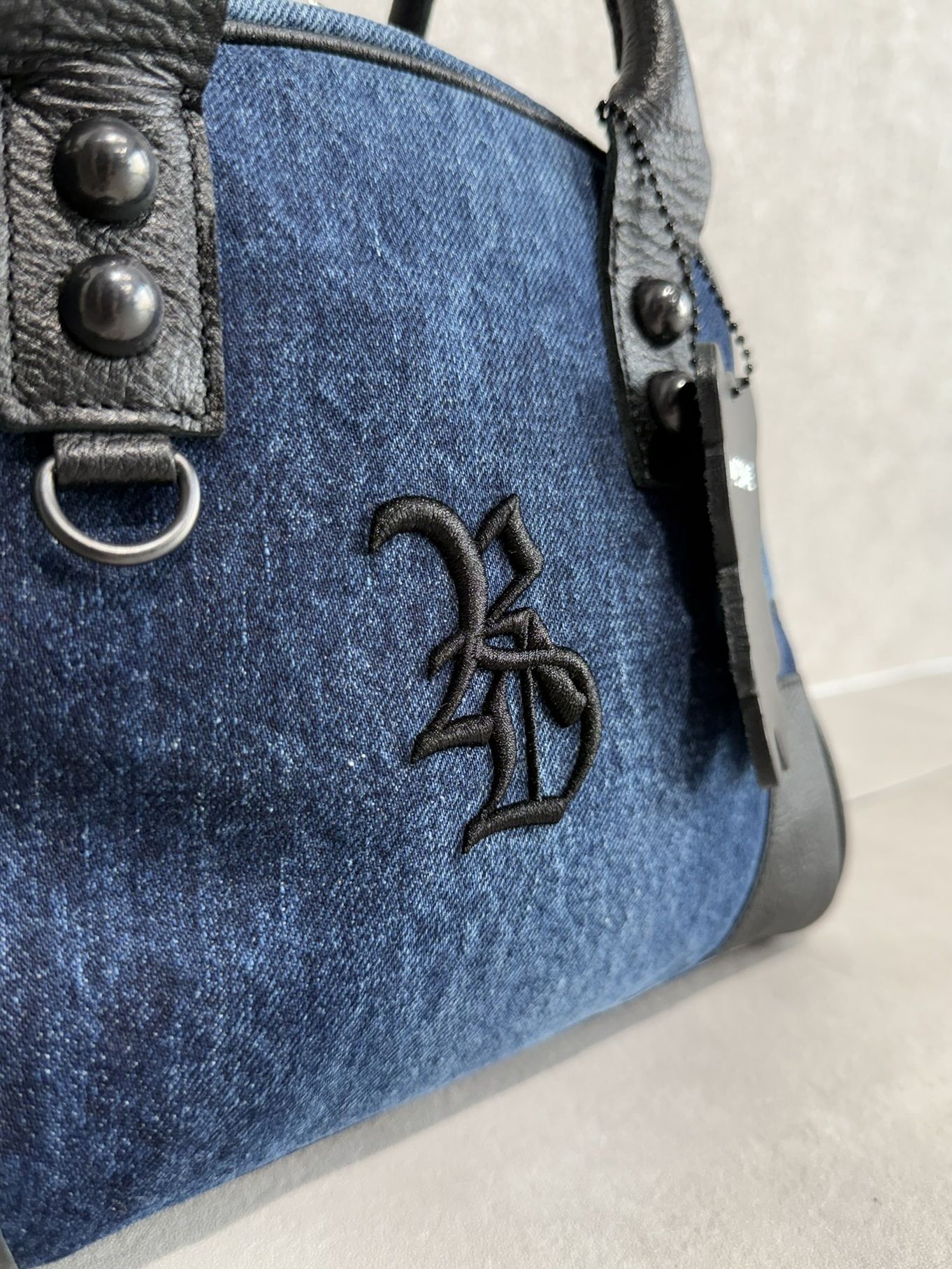 DENIM MINI BOSTON BAG / RC40-BAG-002RD / デニムミニボストンショルダーバッグ / デニム