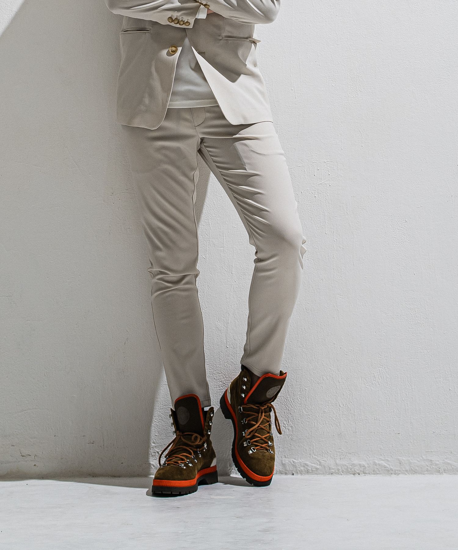 GAVIRIA SLACKS EASY PANTS / DP1-ST-001 / スラックスイージーパンツ / ベージュ (3月中旬入荷予定)