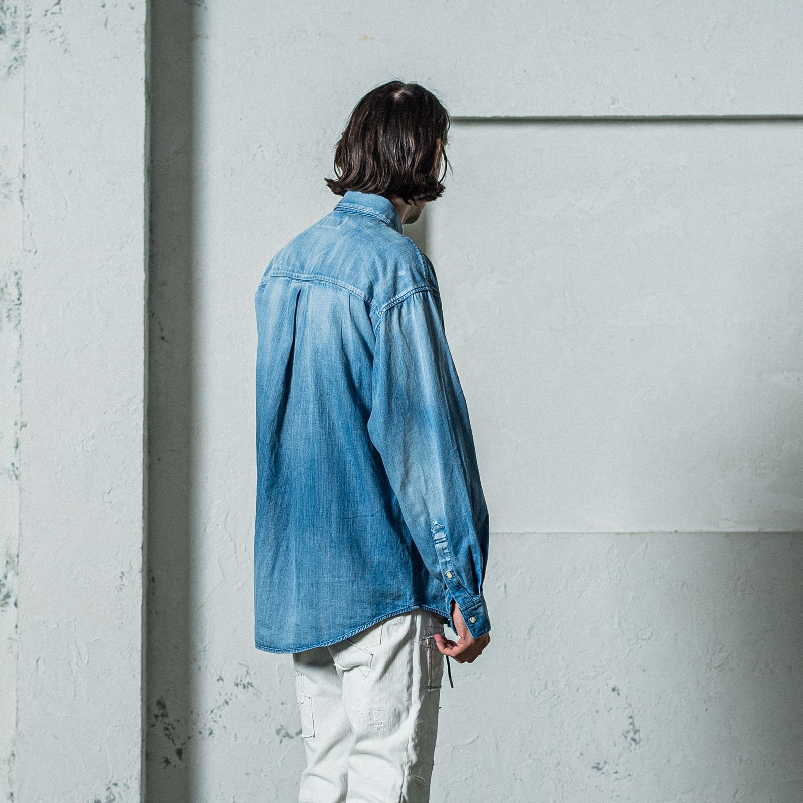 DENIM JACK SHIRTS / RC35-SH-001D / オーバーデニムシャツ / インディゴユーズド