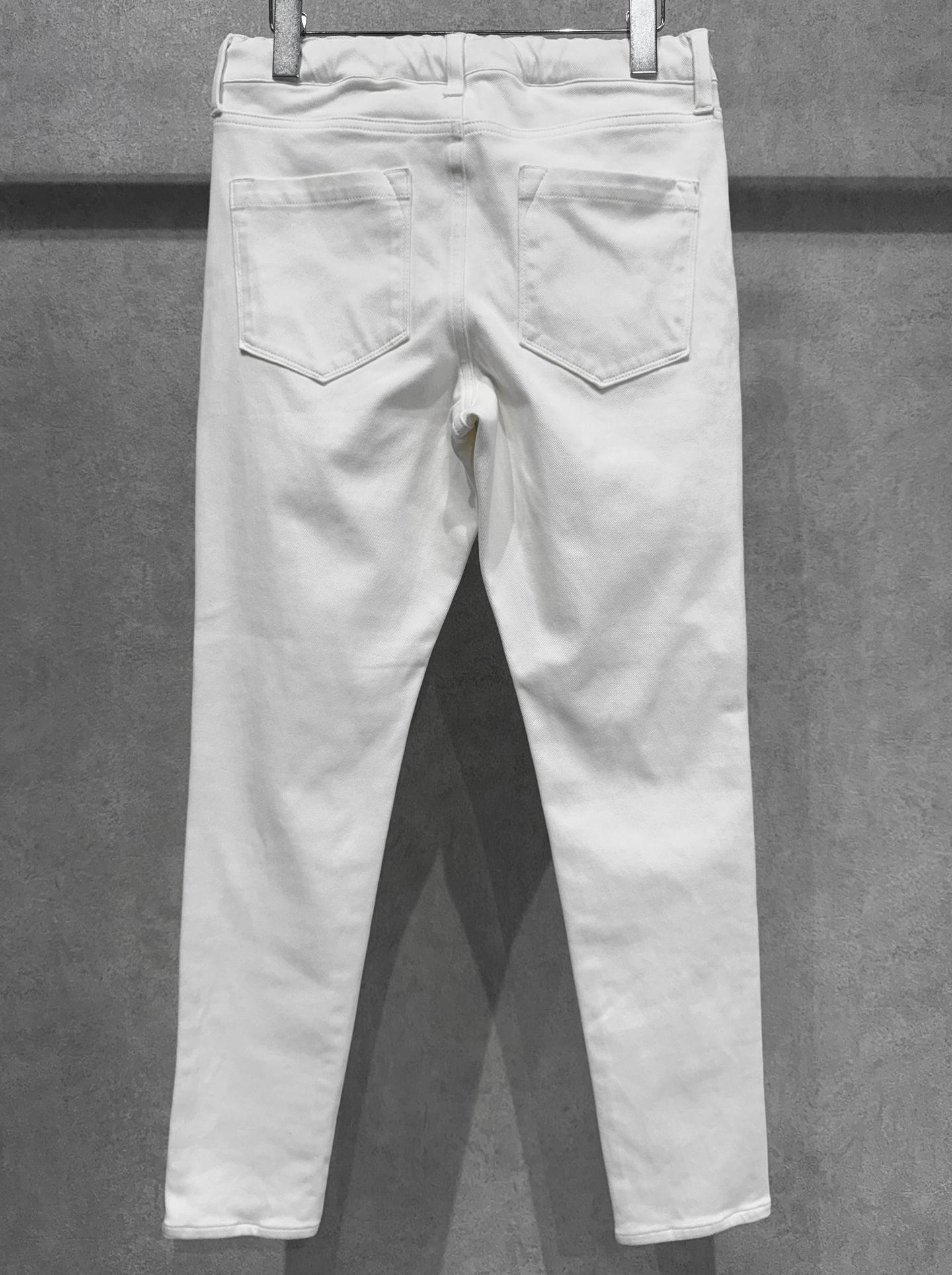 MICK DENIM JERSEY / BASIC-ST-020 / デニムジャージテーパードパンツ / ホワイト