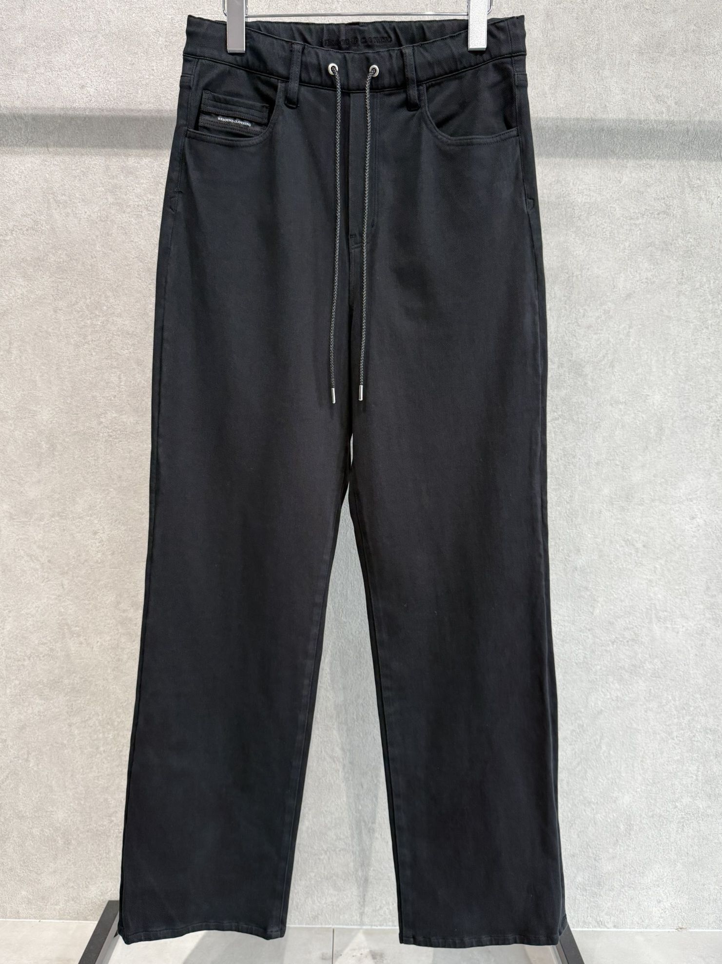 KING DENIM JERSEY / BASIC-ST-005 / デニムジャージ バギーワイドパンツ / ブラック