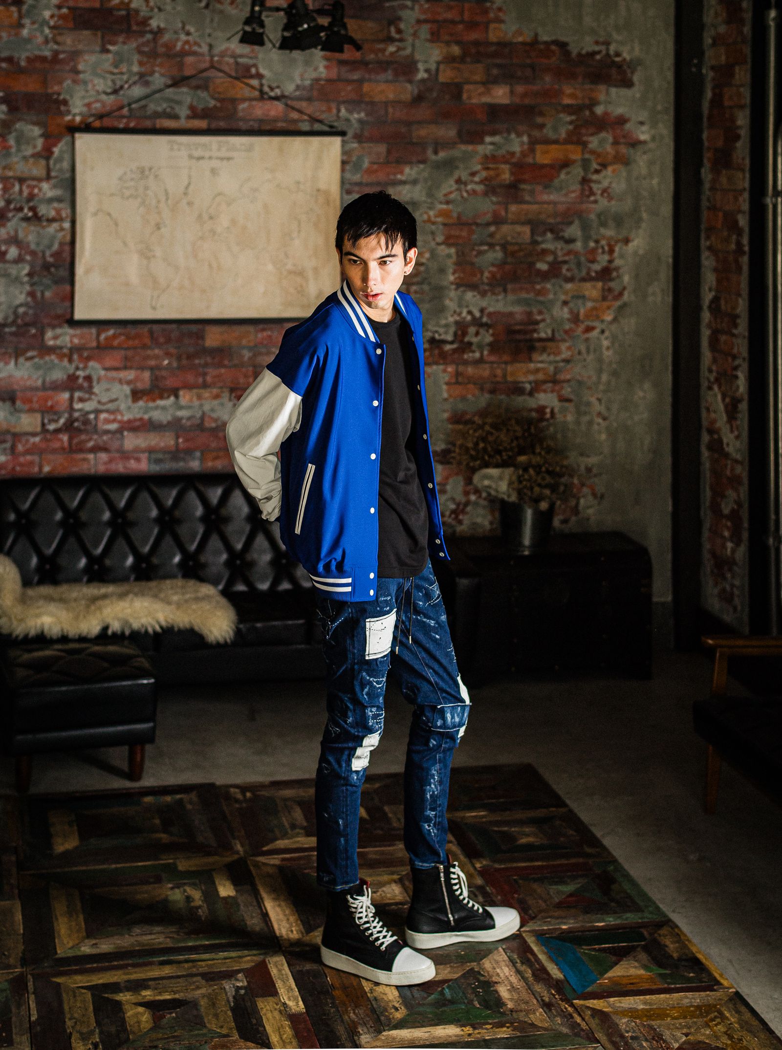 MICK DENIM JERSEY / RC31-ST-020 / デニムジャージテーパードパンツ / インディゴリメイク