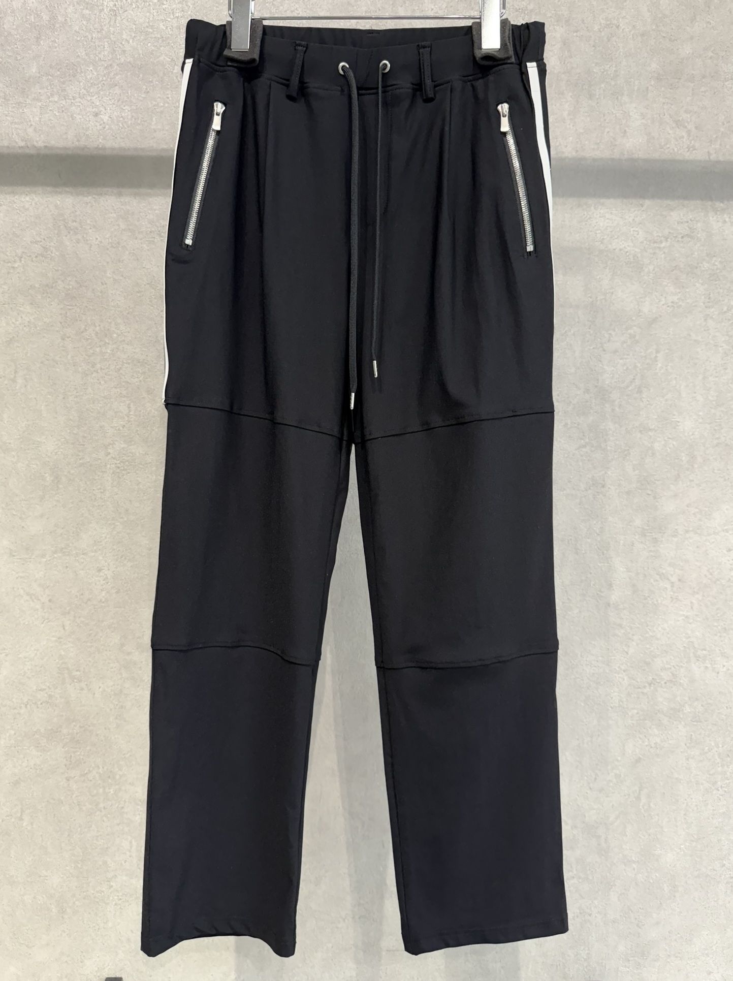 JOHNSON LINE WIDE PANTS / RC39-ST-009WT / ジョンソンラインワイドタックパンツ / ブラック×ホワイト
