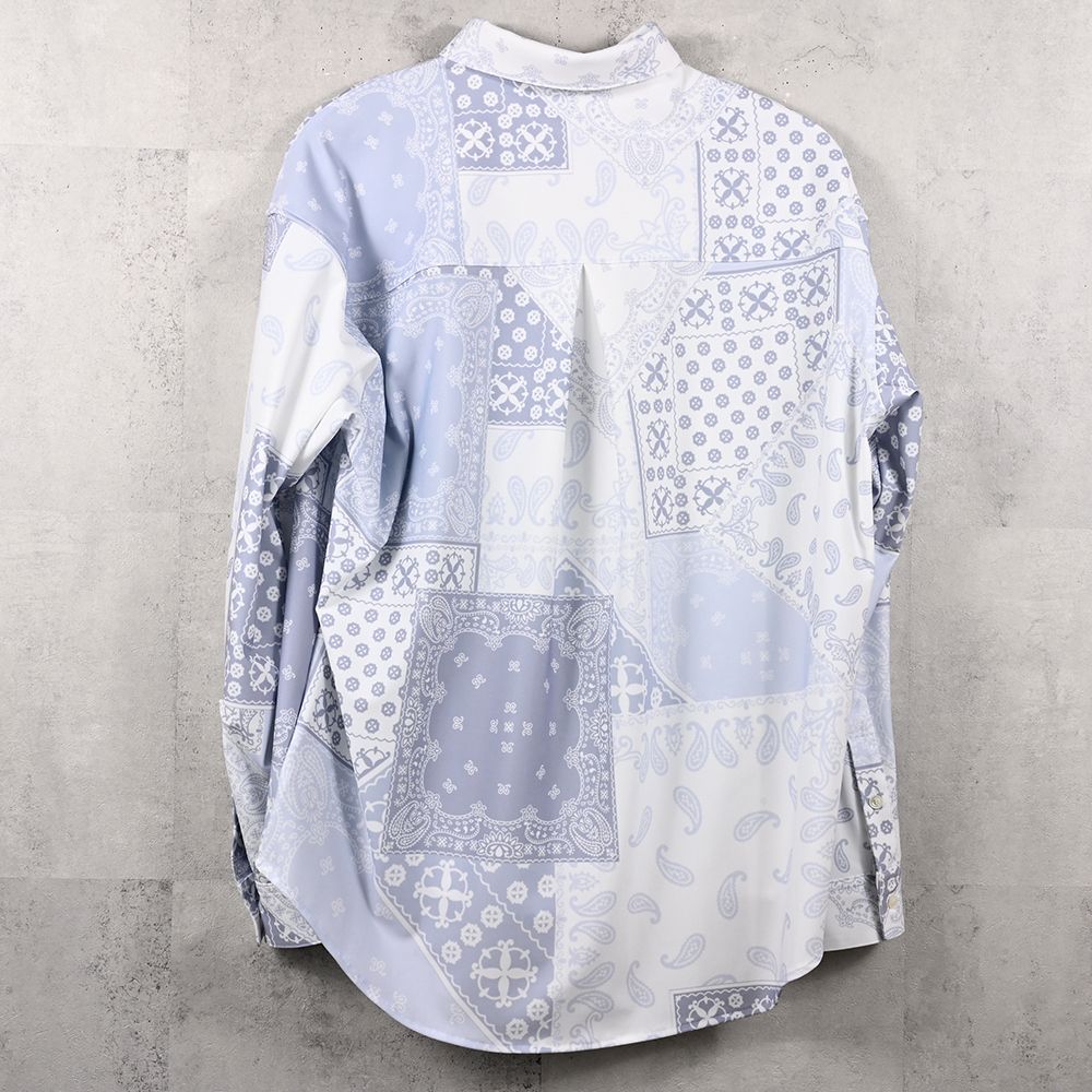 BANDANA JACK SHIRTS / RC41-SH-002 / オーバーサイズペイズリーシャツ / ホワイトバンダナ (8月下旬入荷予定)