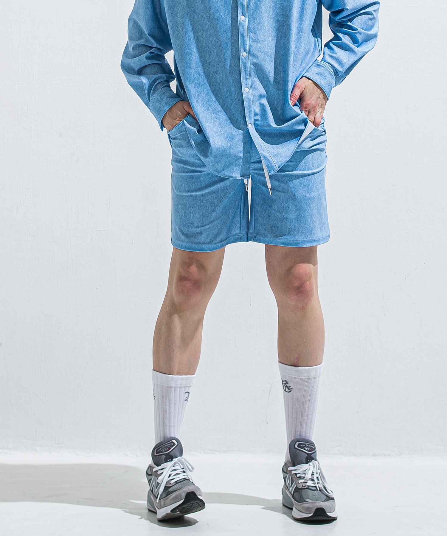 RUSH SHORTS / RC40-HP-003 / ラッシュガードデニムショーツ / ライトインディゴ (5月下旬入荷予定)