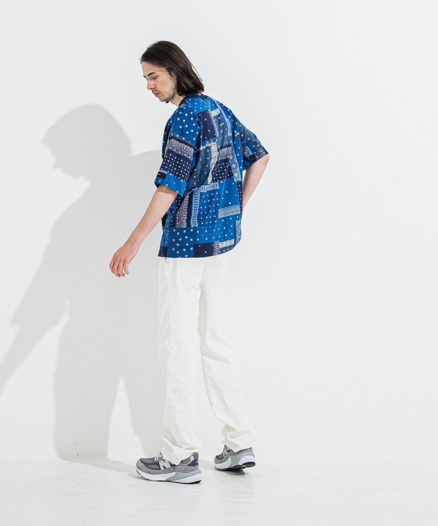 DENIM JERSEY WIDE PT / RC36-ST-016WTD / ライトオンスデニムジャージワイドパンツ / ホワイト