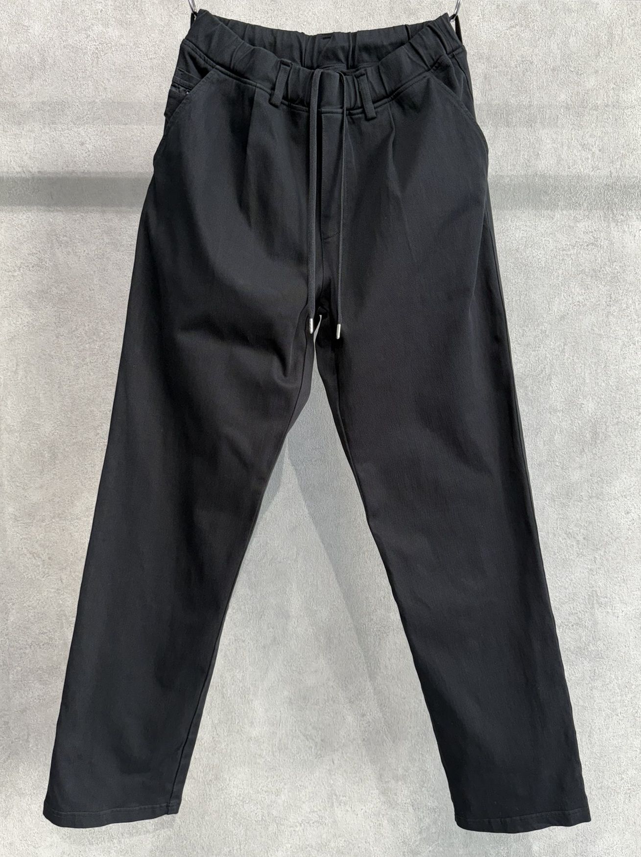 DENIM JERSEY WIDE PT / RC37-ST-016WTD / ライトオンスデニムジャージ ワイドパンツ / ブラック