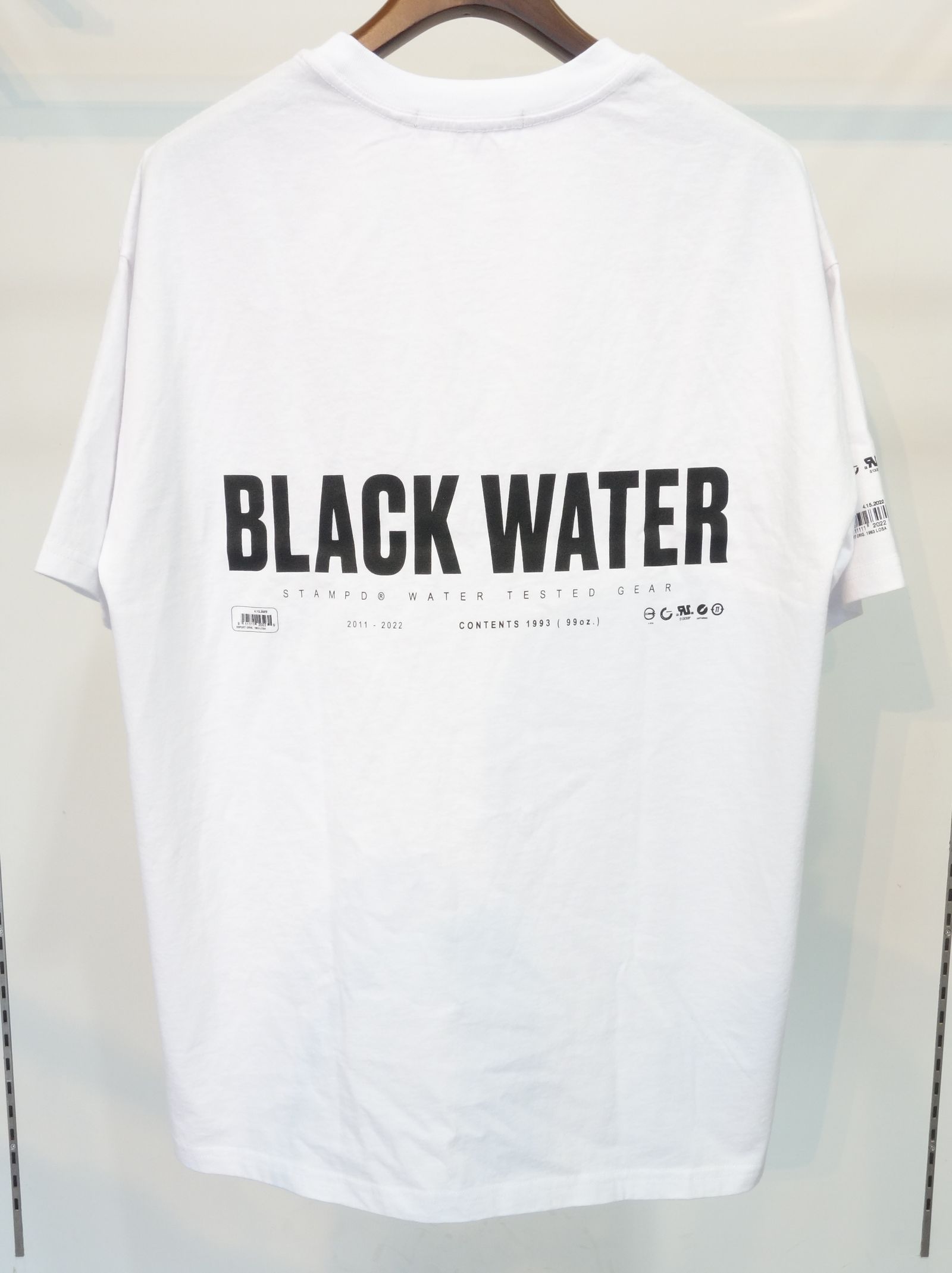 BLACK WATER RELAXED TEE / SLA-M2857TE / ビッグTシャツ