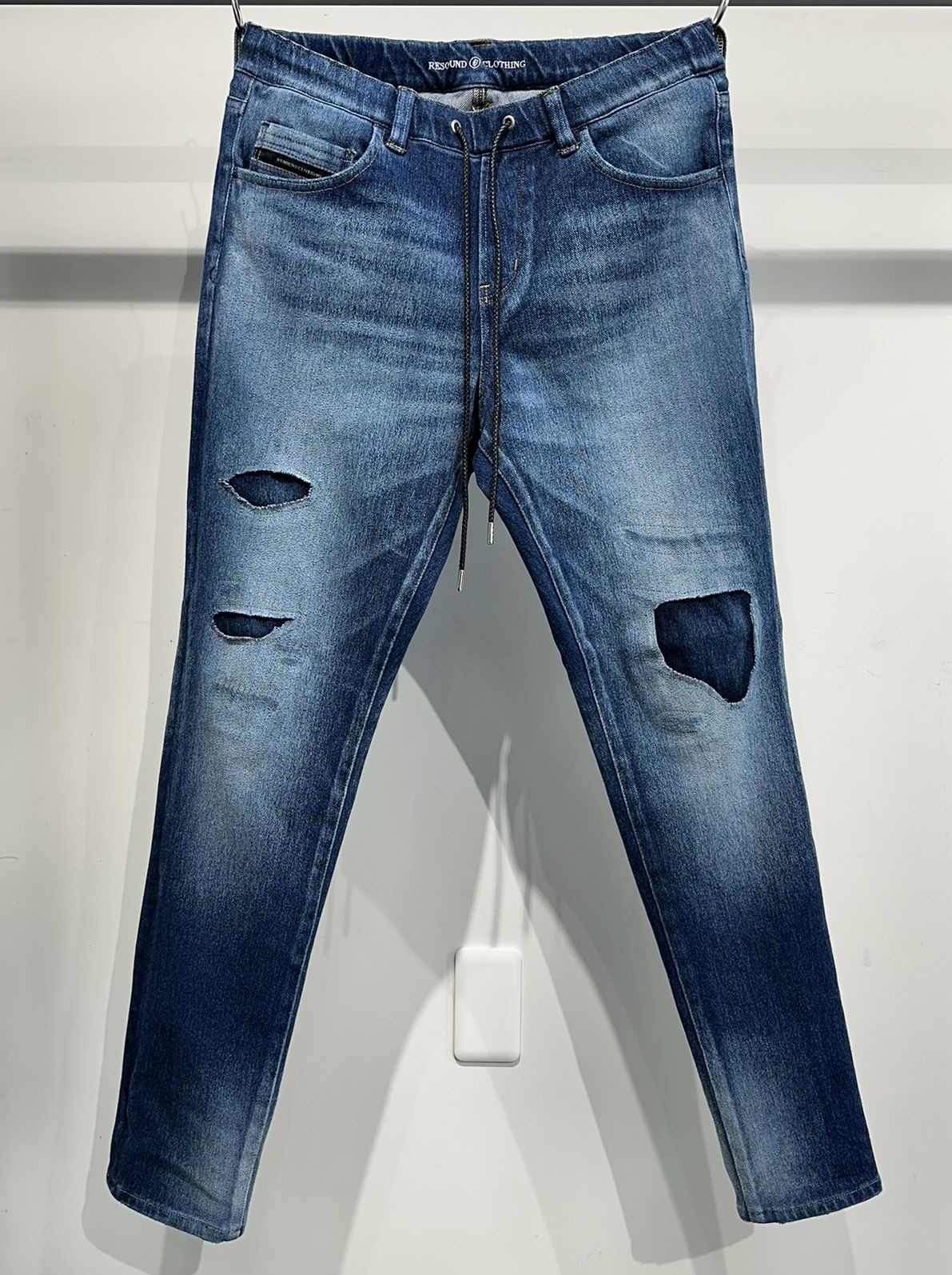 MICK DENIM JERSEY / RC38-ST-020 / デニムジャージテーパードパンツ / インディゴユーズド (12月上旬入荷予定)