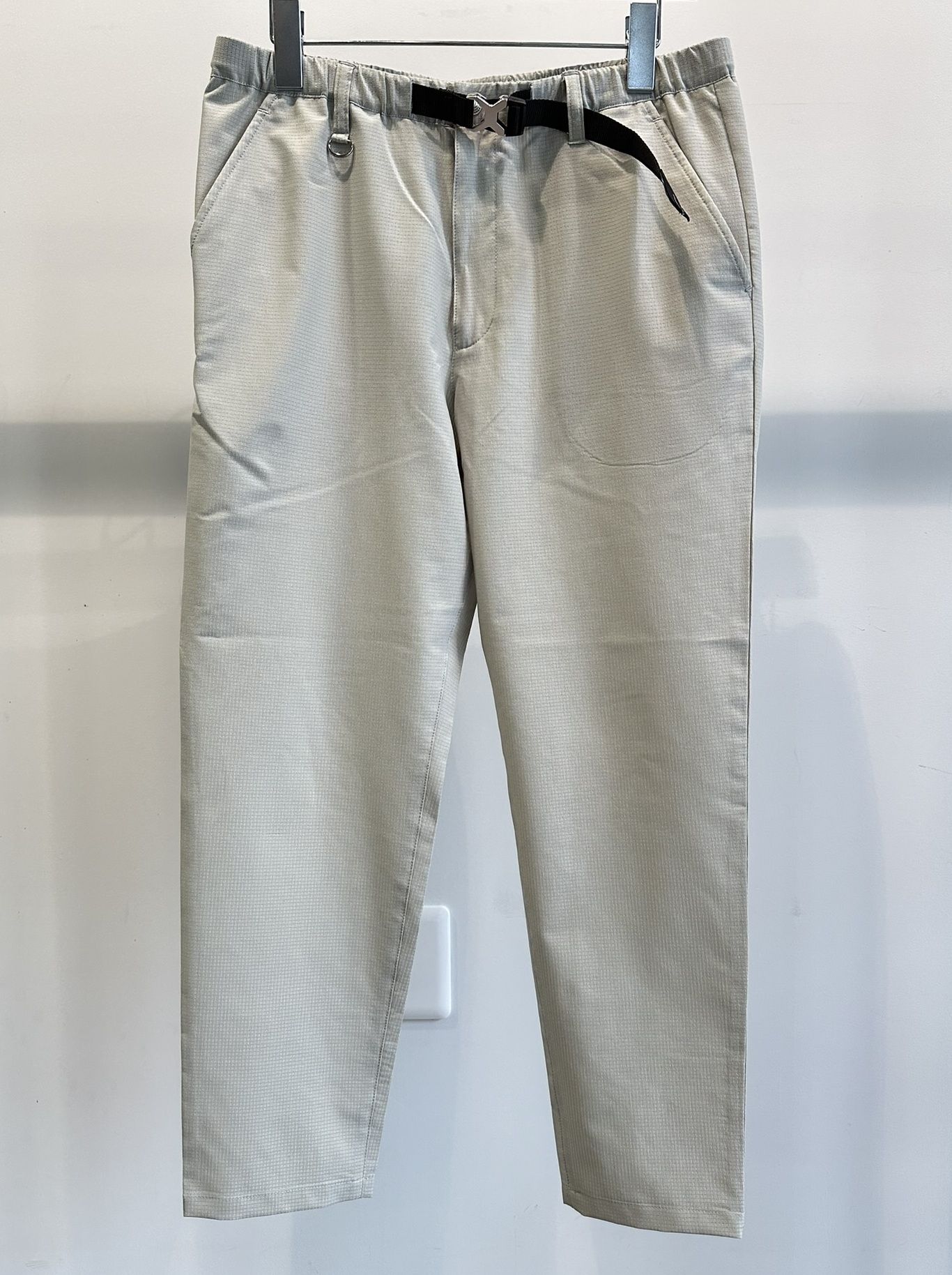 PAT WIDE EASY PANTS / RC32-ST-036 / ベルト付きテーパードワイドパンツ / ベージュ