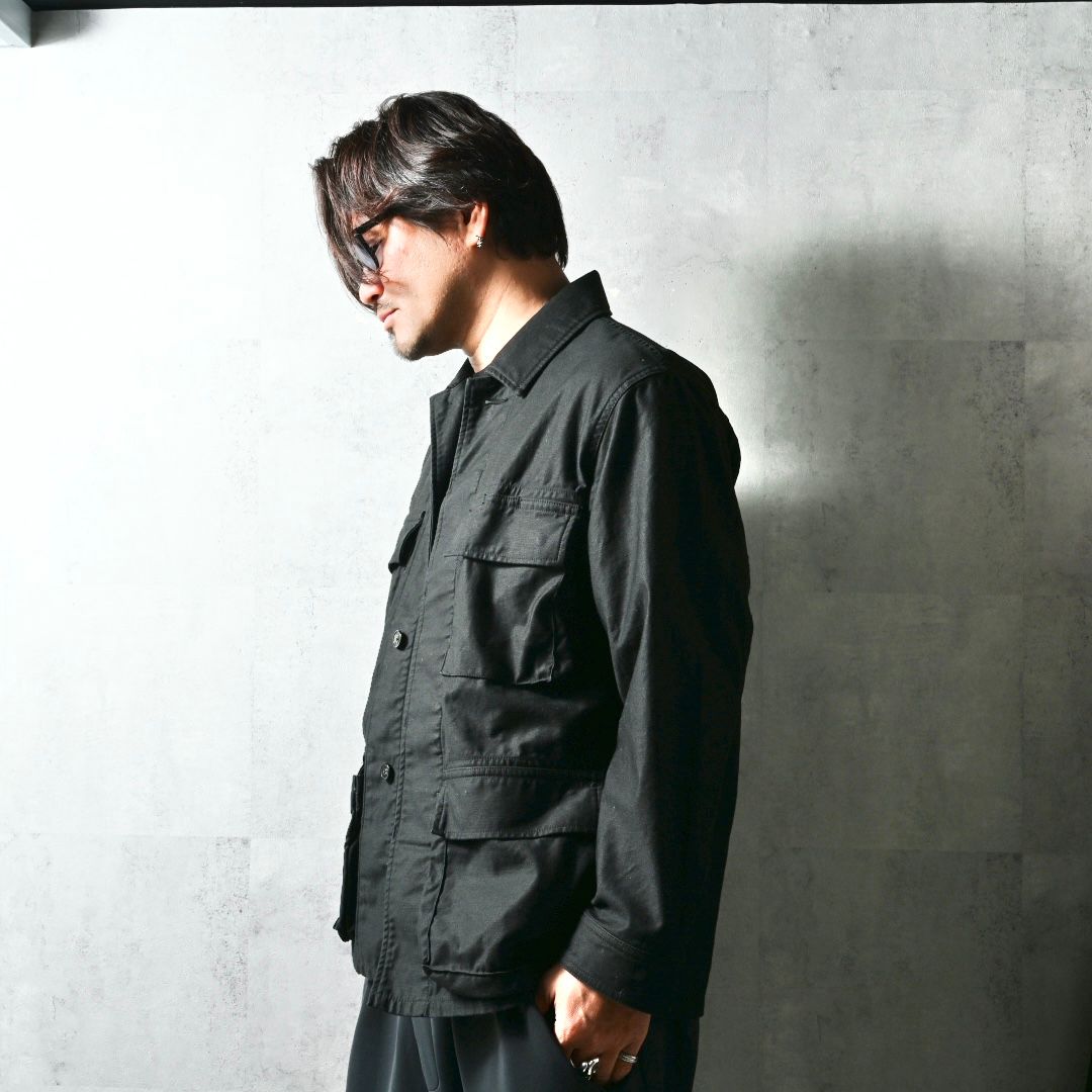 BDU PB JK / DP1-JK-003 / BDUミリタリージャケット / ブラック (2月中旬入荷予定)