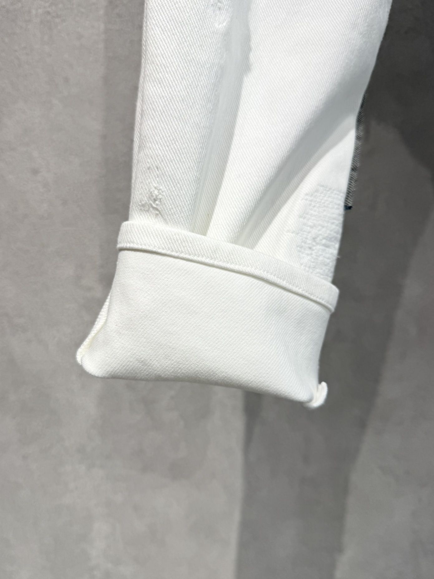 MICK DENIM JERSEY / BASIC-ST-020 / デニムジャージテーパードパンツ / ホワイトリメイク