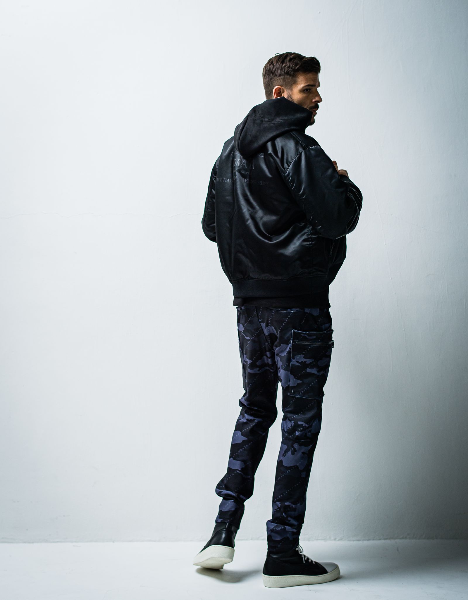 CAMO JERSEY GR PT / OR1-ST-005 / カモジャージギアカーゴパンツ / ブラックカモフラ (1月上旬入荷予定)
