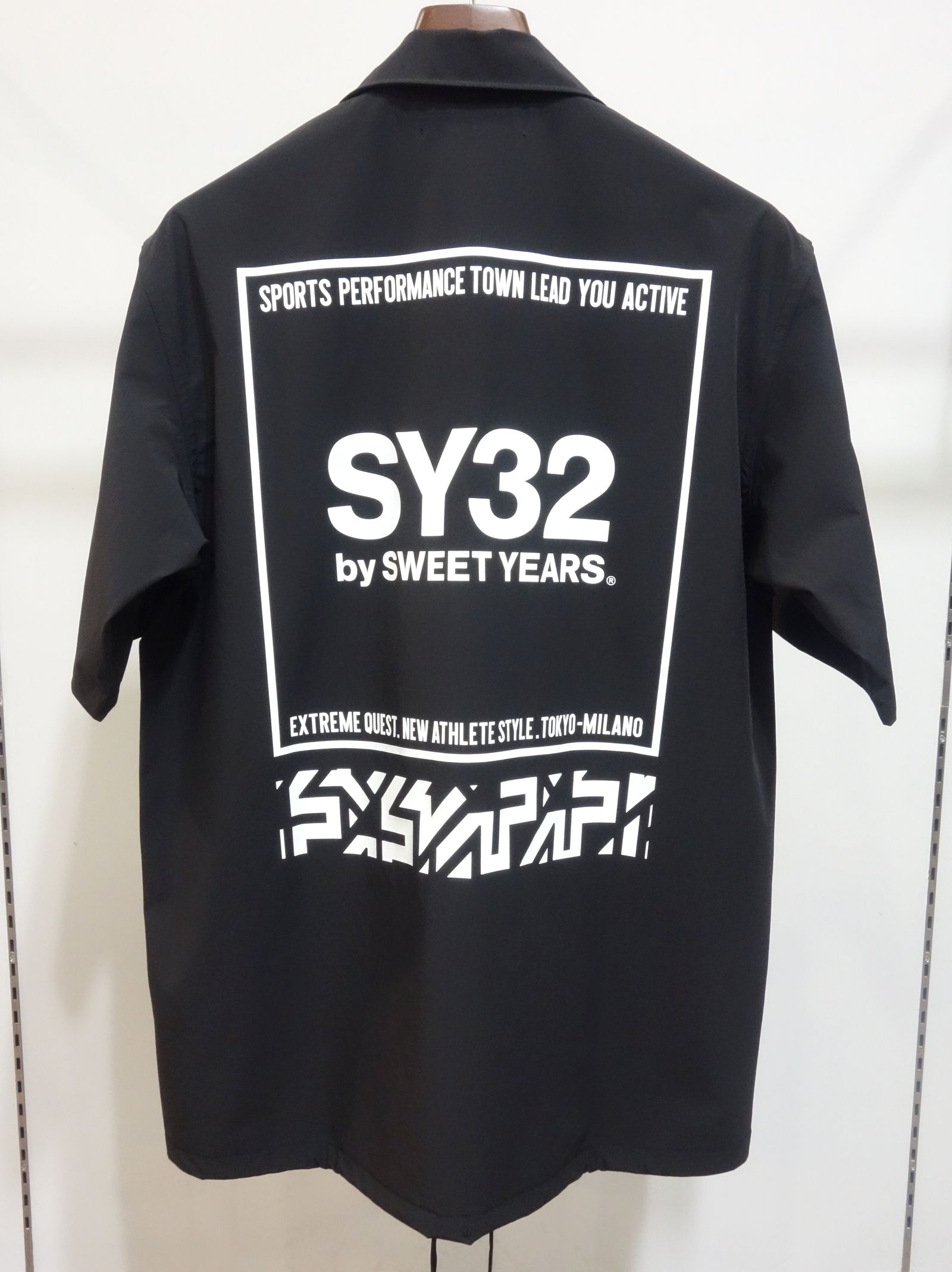 トップス SY32 bysweetyears DOUBLEKNIT RHINESTONE LOGO ZIP HOODIE | TOPS,HOODIES