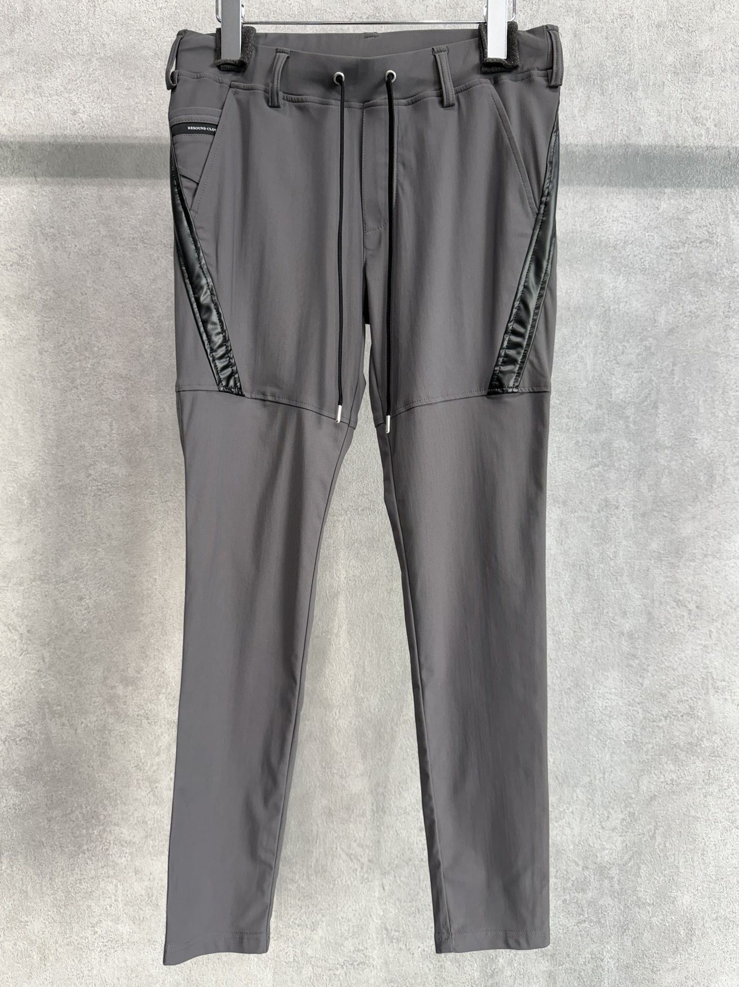 TYLER NYLON PANTS / RC40-ST-026 / レザーラインナイロンパンツ / チャコール