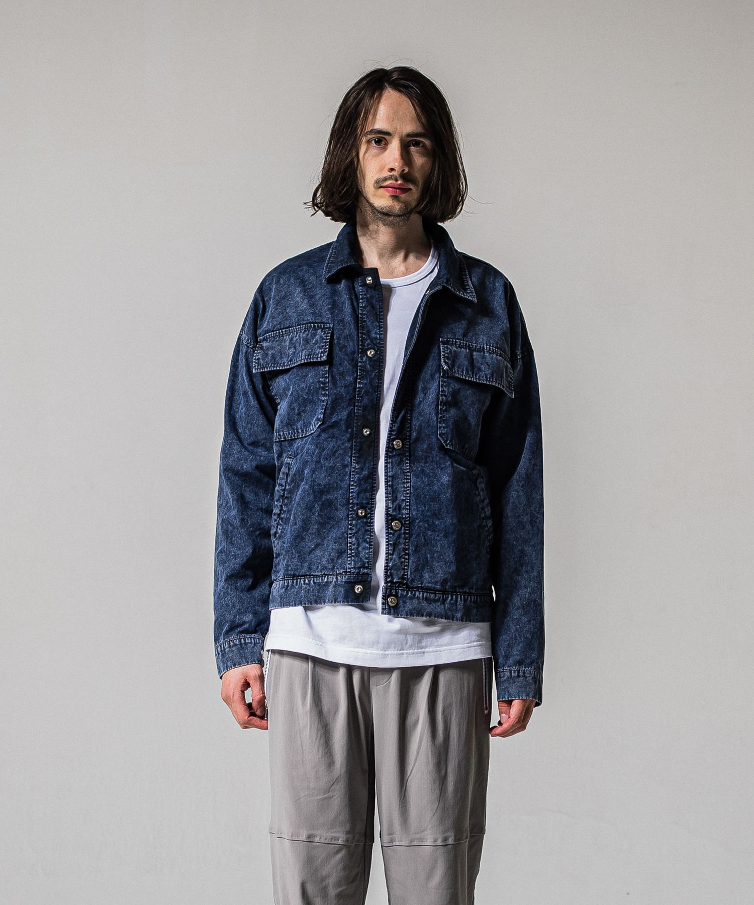 FIELD SHIRT JK / RC39-SH-004 / ミリタリーシャツジャケット / ブラック (2月中旬入荷予定)