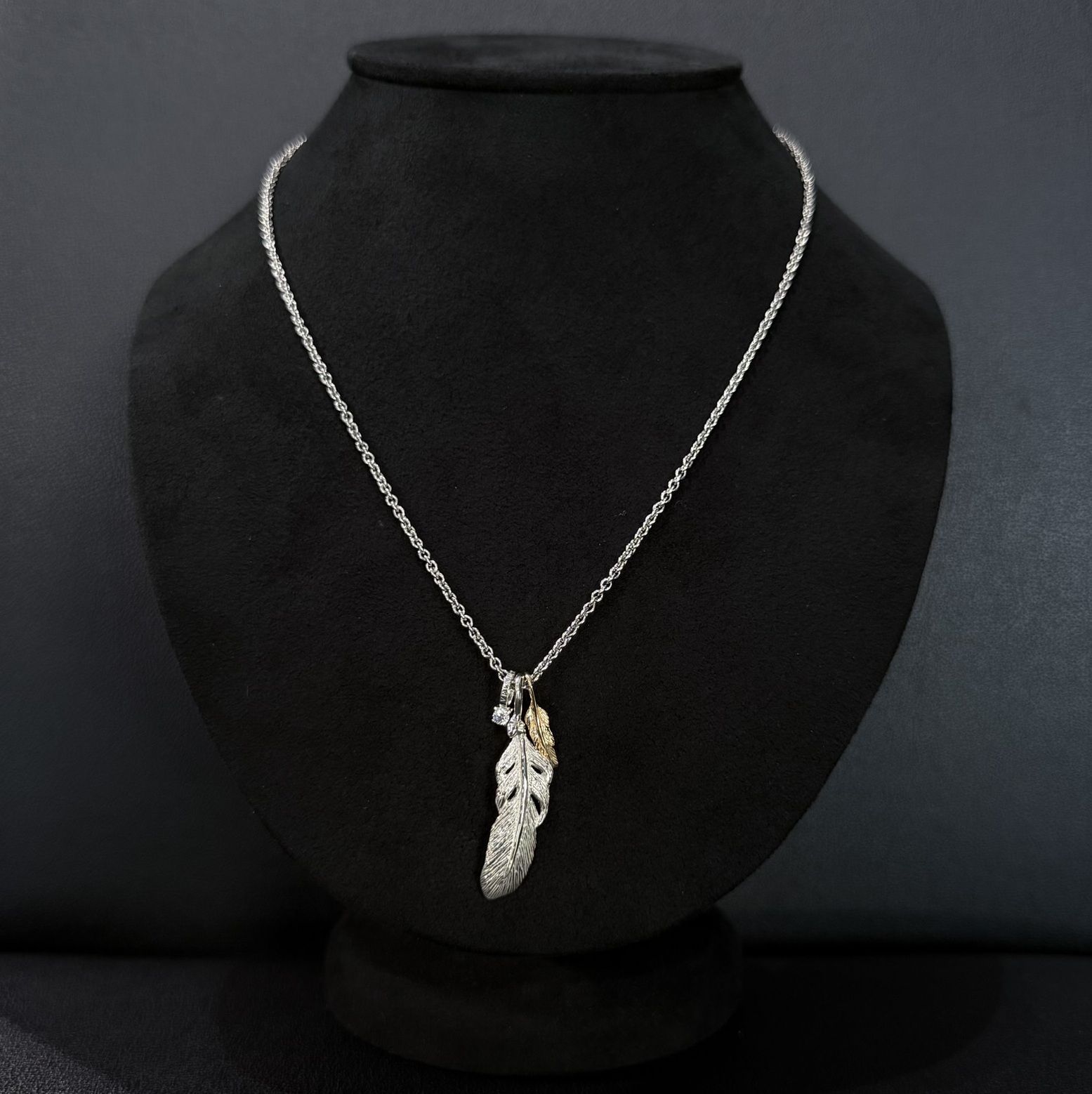 VelvetLounge - ラファエルペンダント / VLP186 / フェザーネックレス