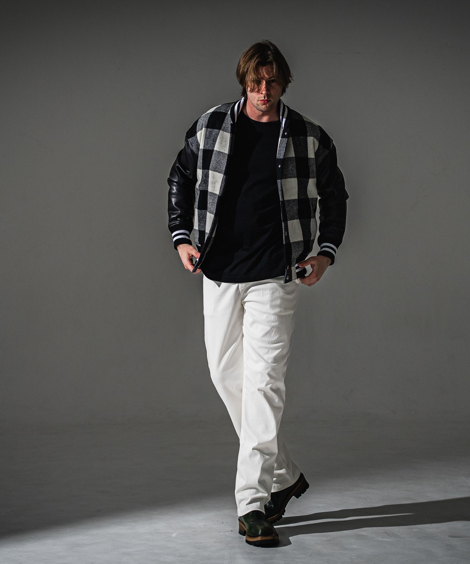 DENIM JERSEY WIDE PT / RC41-ST-016WTD / ライトオンスデニムジャージセミワイドパンツ / ホワイト (8月中旬入荷予定)