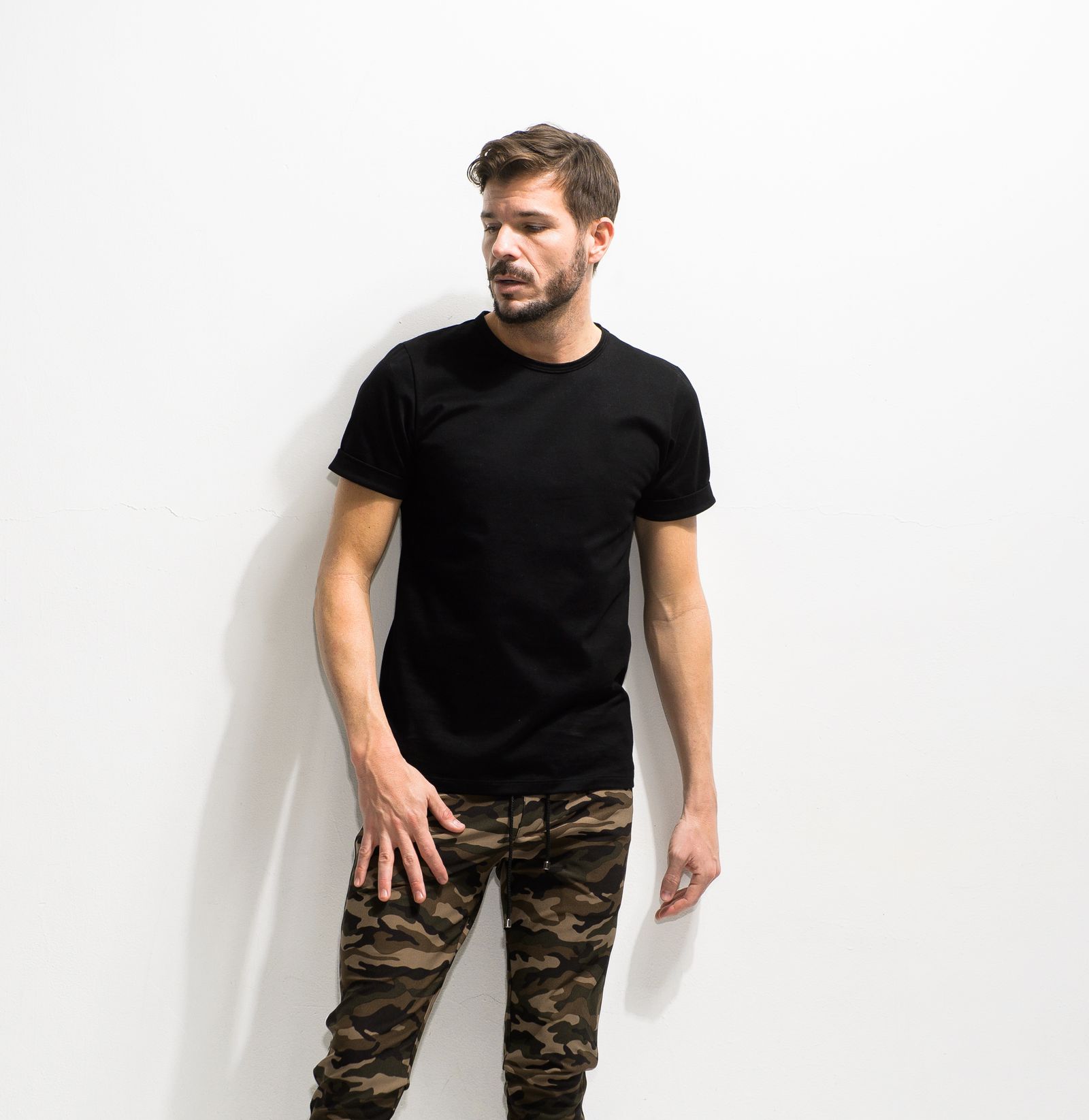 ROLL UP JERSEY TEE / RC20-T-001 / 無地Tシャツ