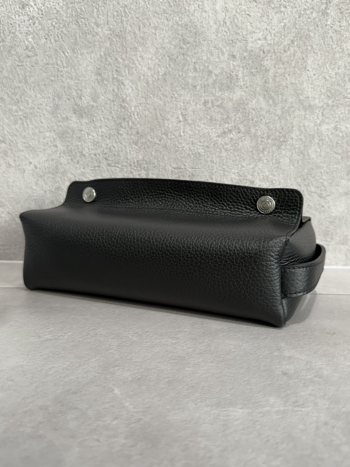 BOX TISSUE CASE / RC36-HOME-002RV / レザーティッシュケース / ブラック