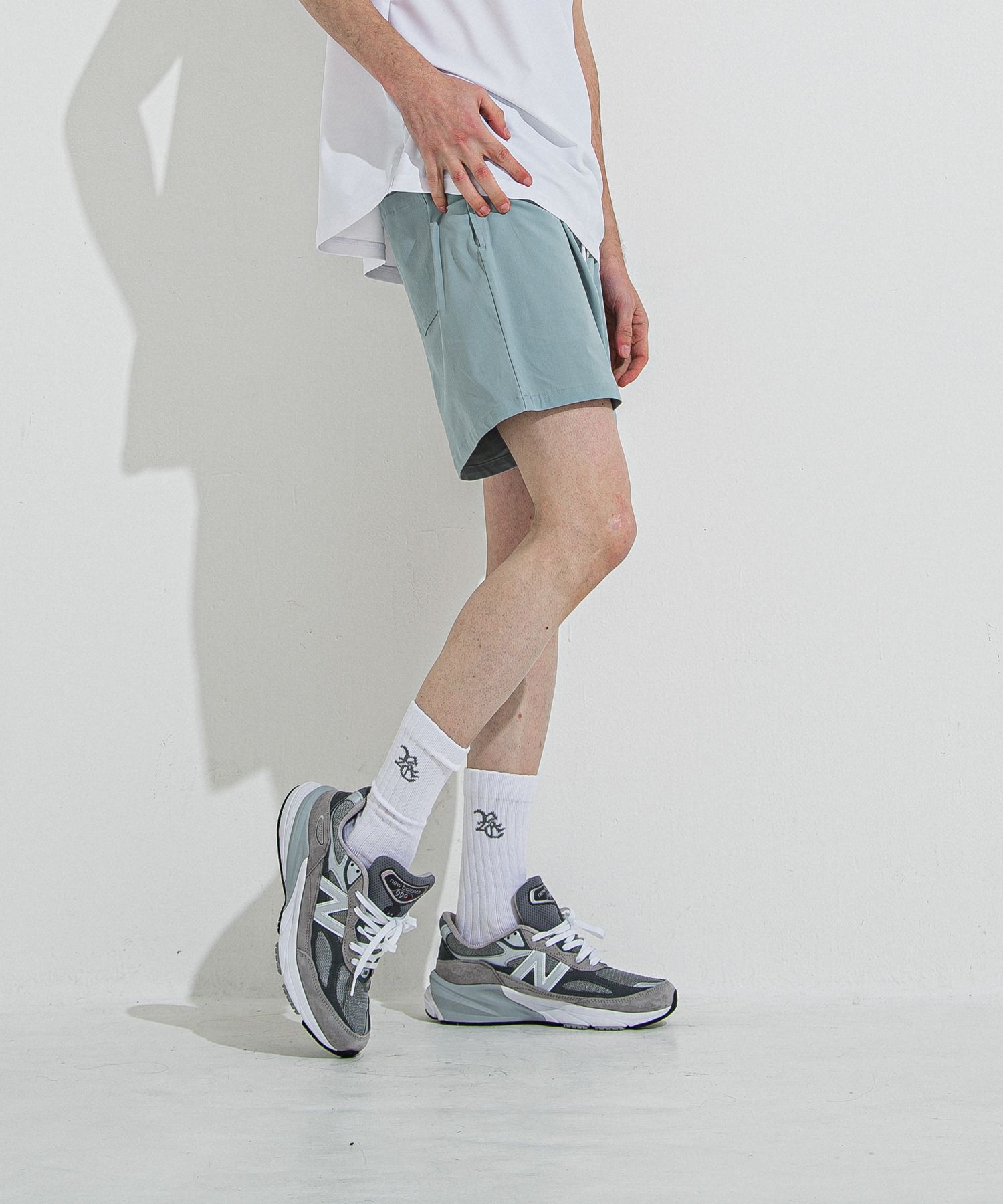 TV NYLON SHORTS / RC32-HP-004 / リラックスナイロンショーツ / アクア