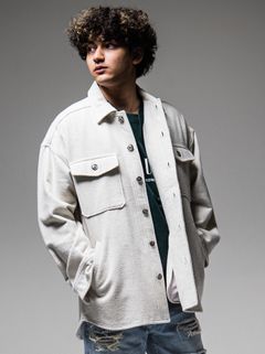 MELTON OVER CPO JK  / RC25-JK-004 / メルトンCPOジャケット / オフホワイト
