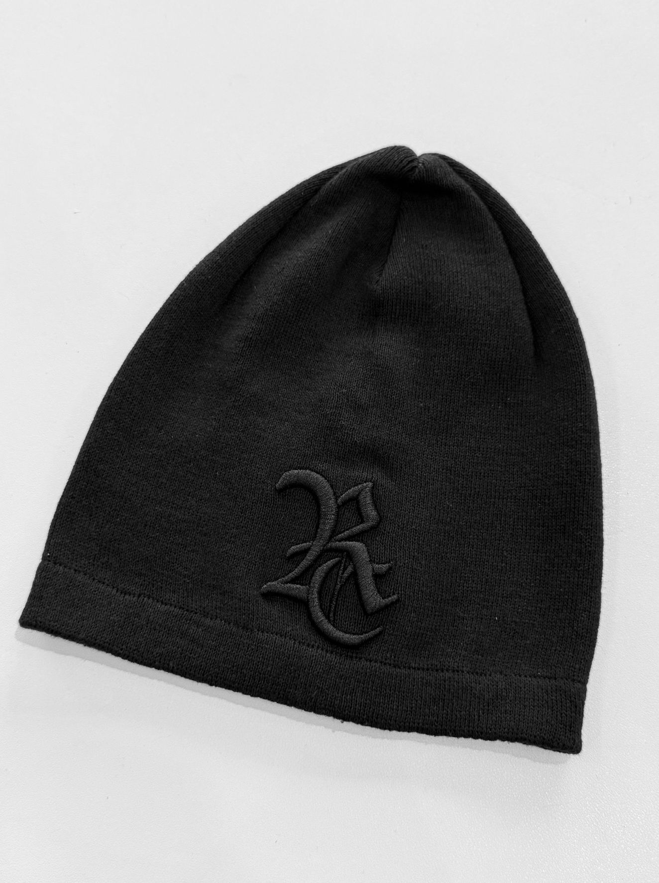 くらげ ニット帽 OVERRIDE REP 2WAY BEANIE | 57cm～59cm(98) BLACK (01