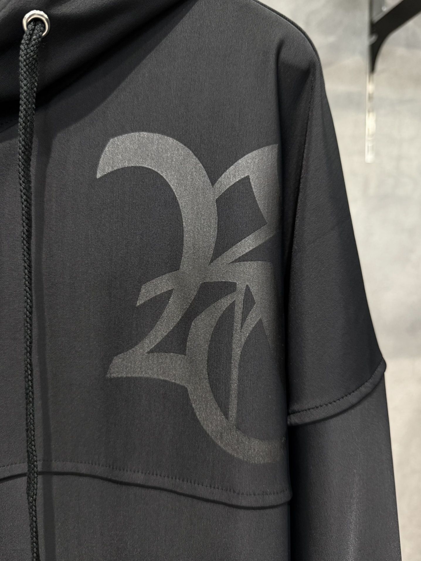 RUSH OVER ZIPUP HOODIE / RC40-C-001 / ラッシュガードパーカー / ブラック