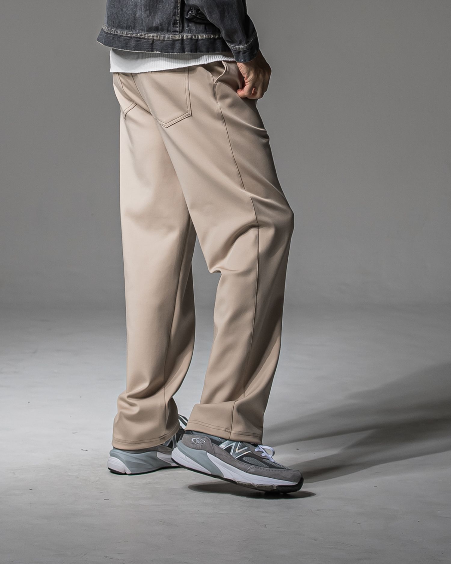 CHRIS EASY WIDE TUCK PANTS / RC37-ST-016WT / ワイドタックパンツ / ベージュ