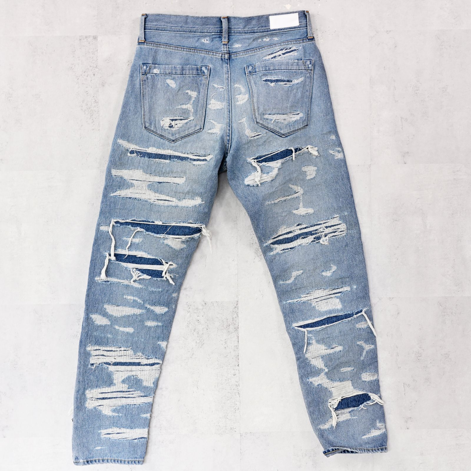 SCOTT JEANSS / RC42-ST-006 / レギュラーテーパードデニムパンツ / スペシャルクラッシュ インディゴ (12月中旬入荷予定)
