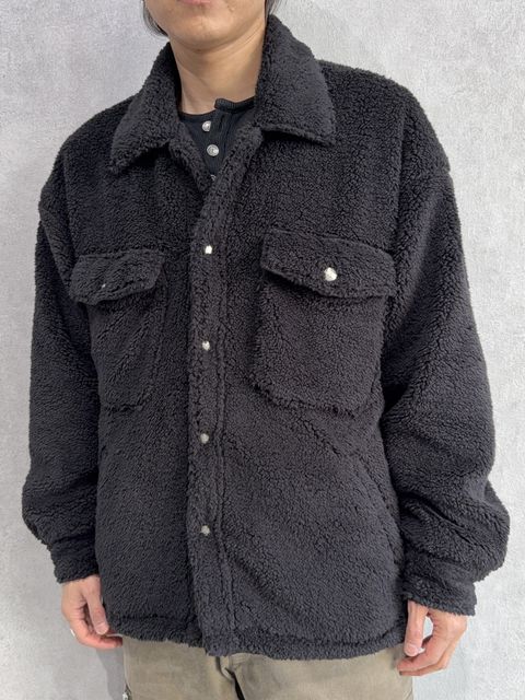 BOA OVER CPO / RC38-JK-001 / ボアCPOジャケット / ブラック