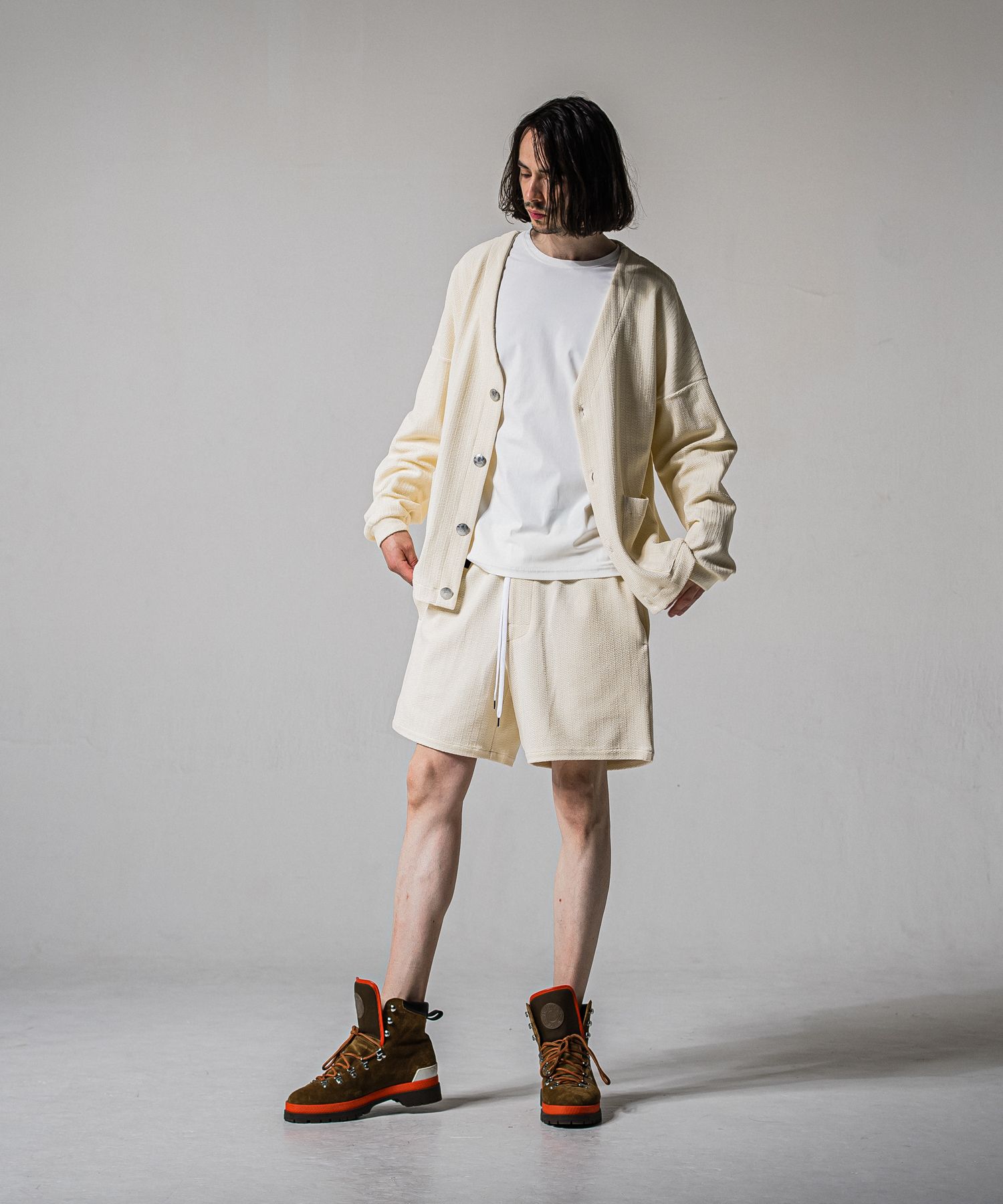 BLISTER KNIT C/D / RC39-C-005 / ブリスターニットカーディガン / オフホワイト (1月下旬入荷予定)
