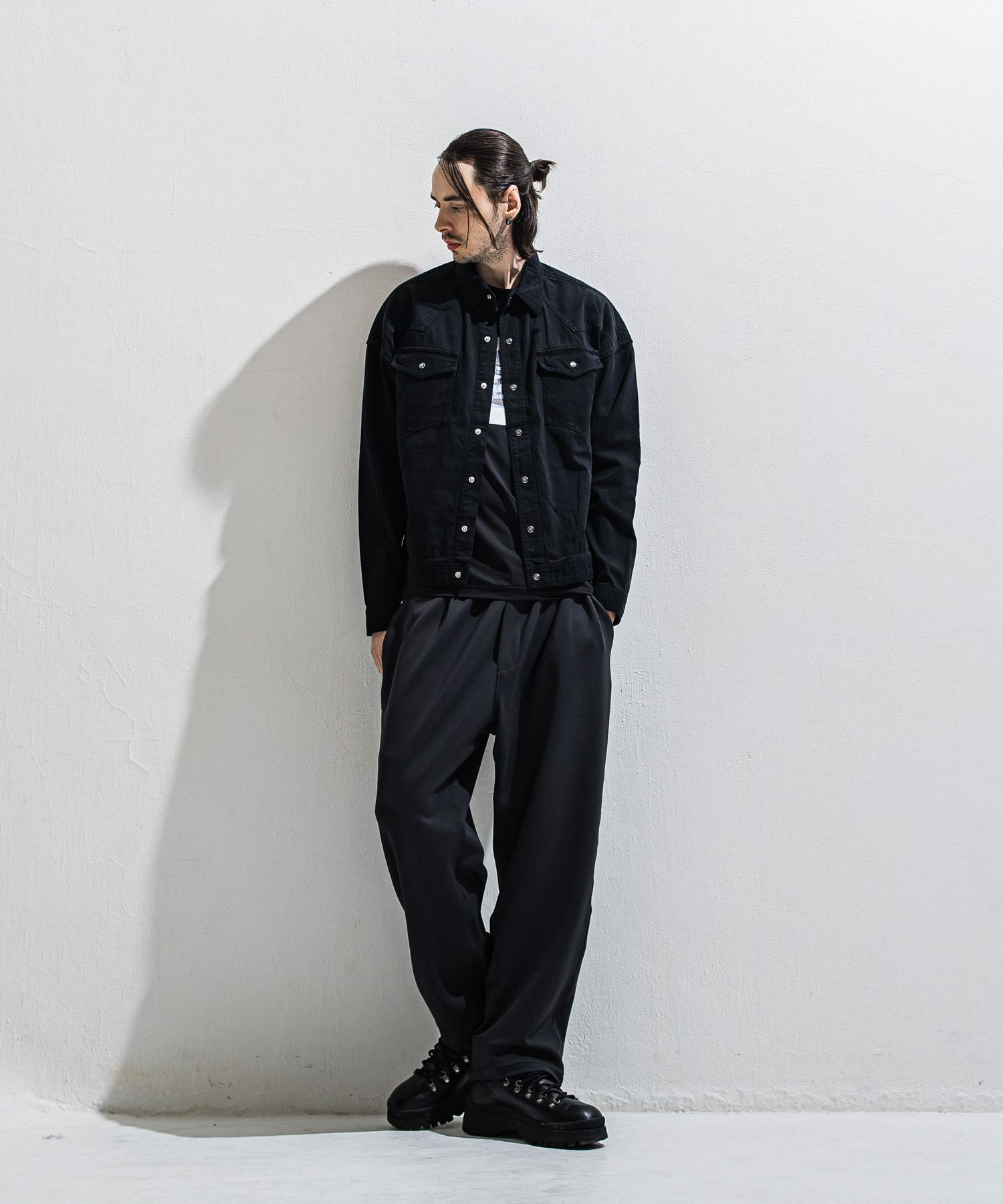 WESTAN JK / DP1-JK-004 / ウエスタンシャツジャケット / ブラック (3月中旬入荷予定)