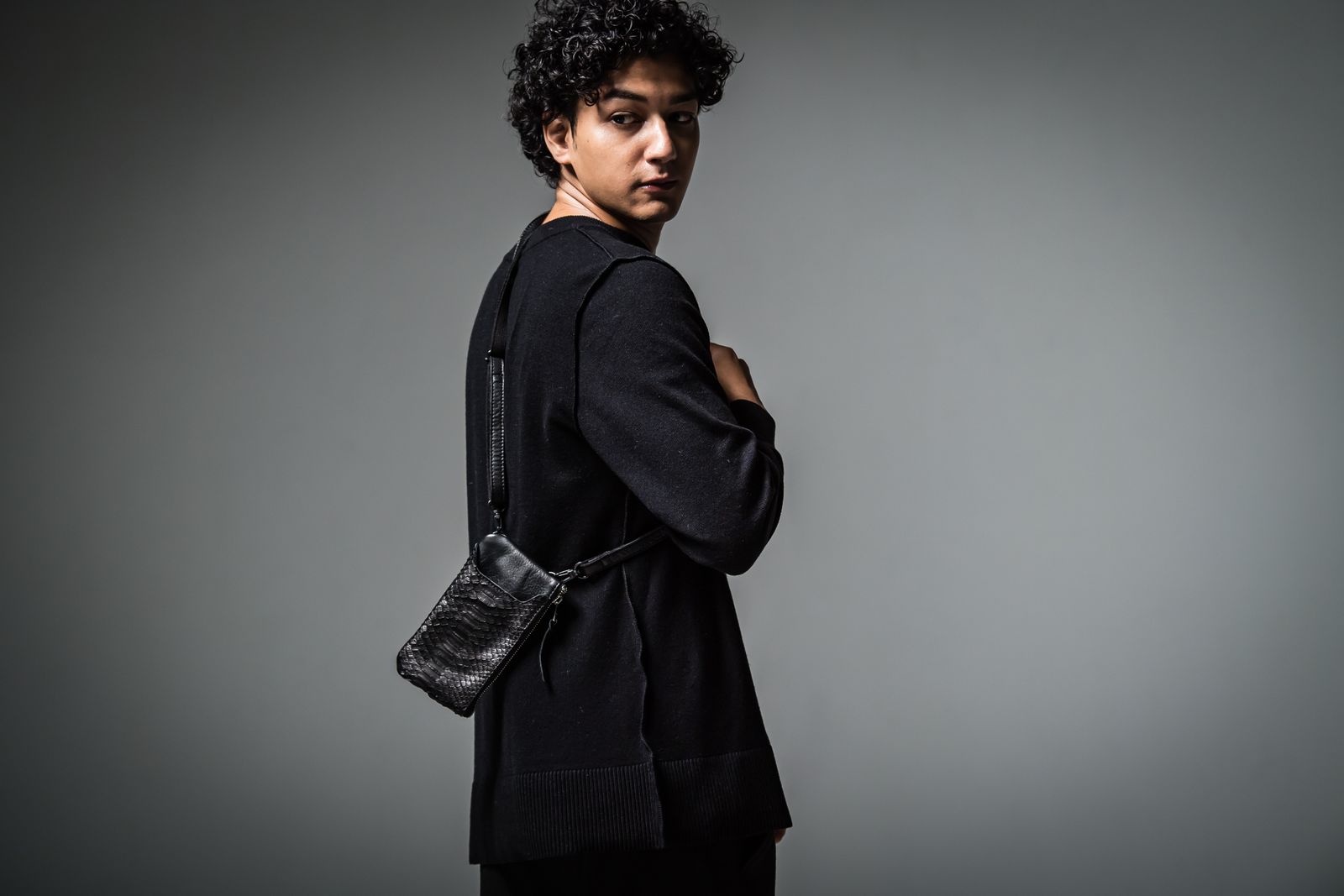 DECADE COLLABO WALLET PHONE BAG / RC30-BAG-005RD / ウォレットスマホショルダーバッグ / ブラック