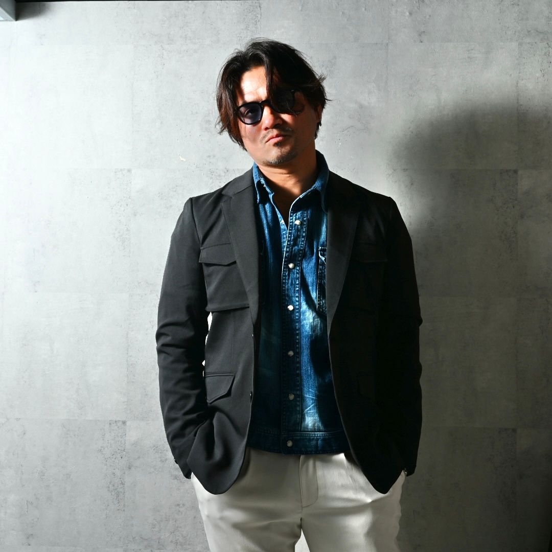 PS-65 JACKET / DP1-JK-002 / ミリタリーテーラードジャケット / ブラック (2月中旬入荷予定)