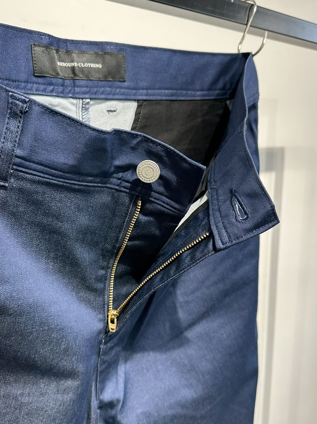 WIDE TUCK PT / RC11-ST-003 / シャンブレーワイドタックパンツ / ネイビー※