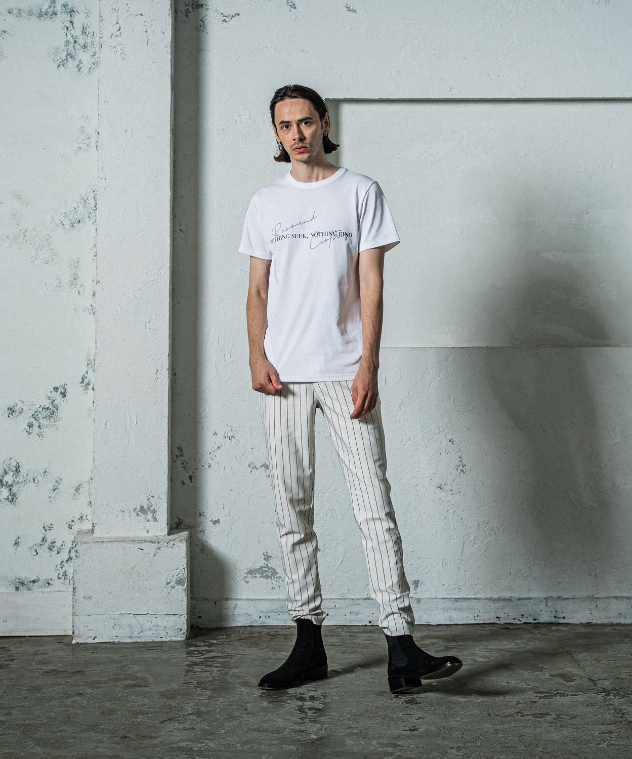 CHRIS EASY PANTS / RC35-ST-016 / イージーパンツ / ホワイトストライプ