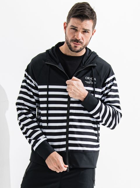 RUSH ZIP HOODIE / OR2-C-002 / ラッシュガードジップパーカー / ボーダー (6月中旬入荷予定)