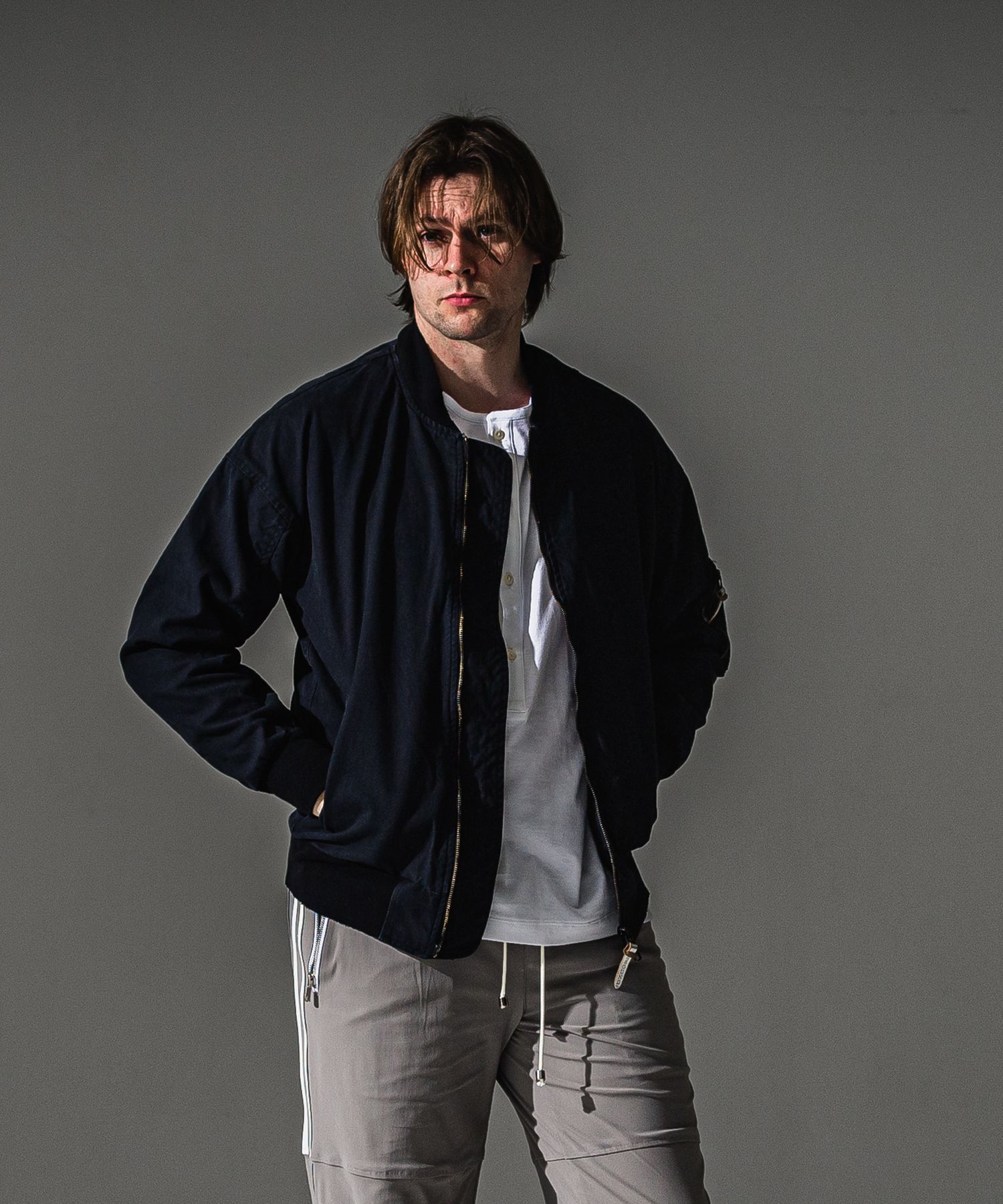 DAVID JACKET / RC41-JK-003 / ミリタリーライトMA-1 / ヴィンテージブラック (8月下旬入荷予定)