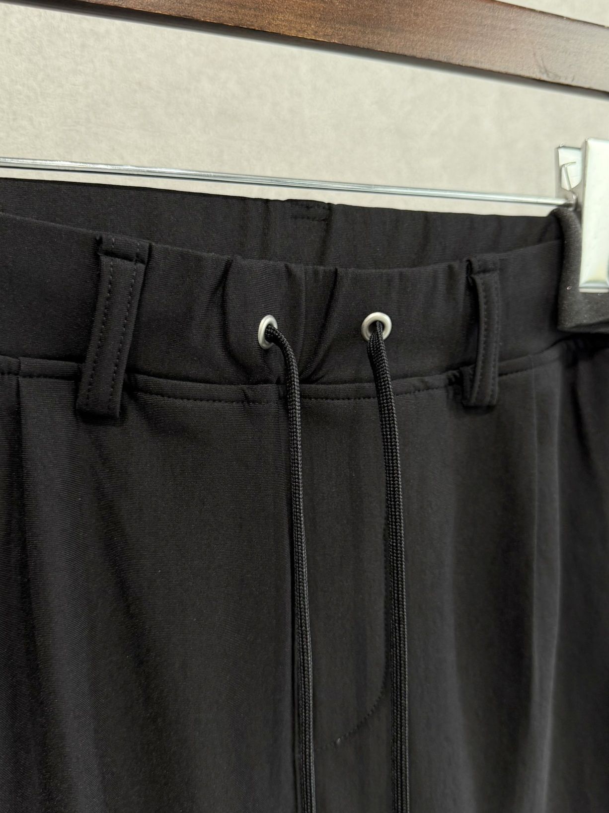 JOHNSON LINE HEAT WIDE TUCK PANTS / RC38-ST-009HWT / 裏起毛ジョンソンラインワイドタックパンツ / ブラック×ブラック