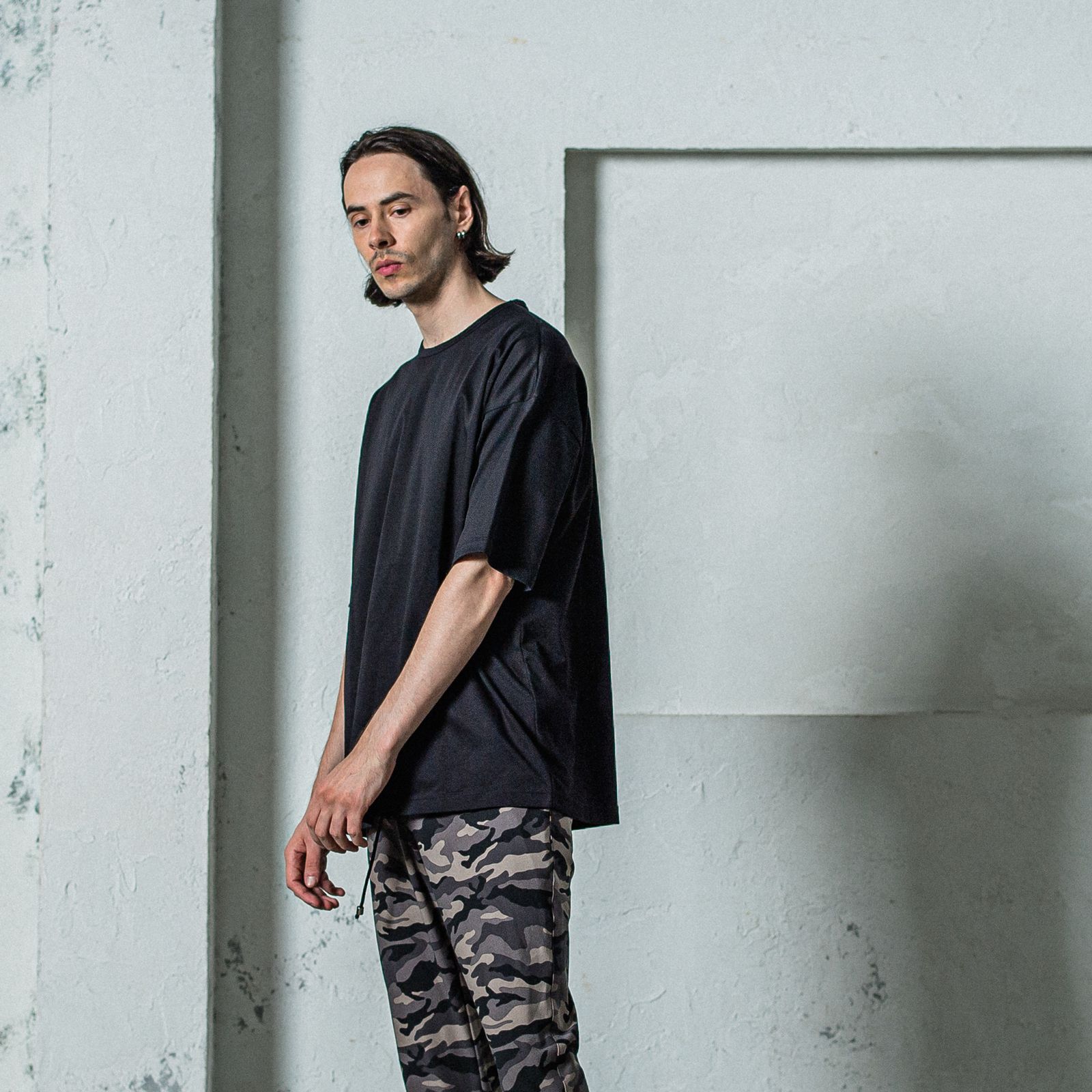 FINEST BASIC LOOSE T / RC35-T-007 / 最高品質コットンビッグTシャツ / ブラック