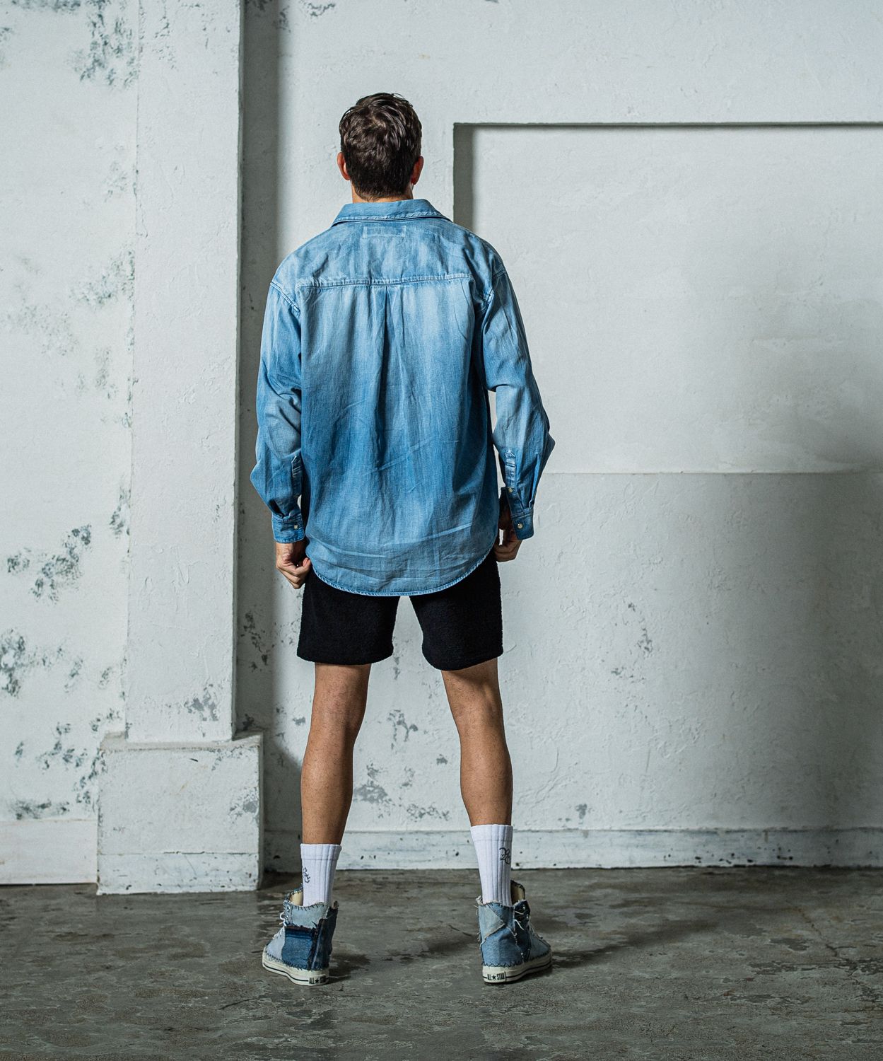 DENIM JACK SHIRTS / RC35-SH-001D / オーバーデニムシャツ / インディゴユーズド