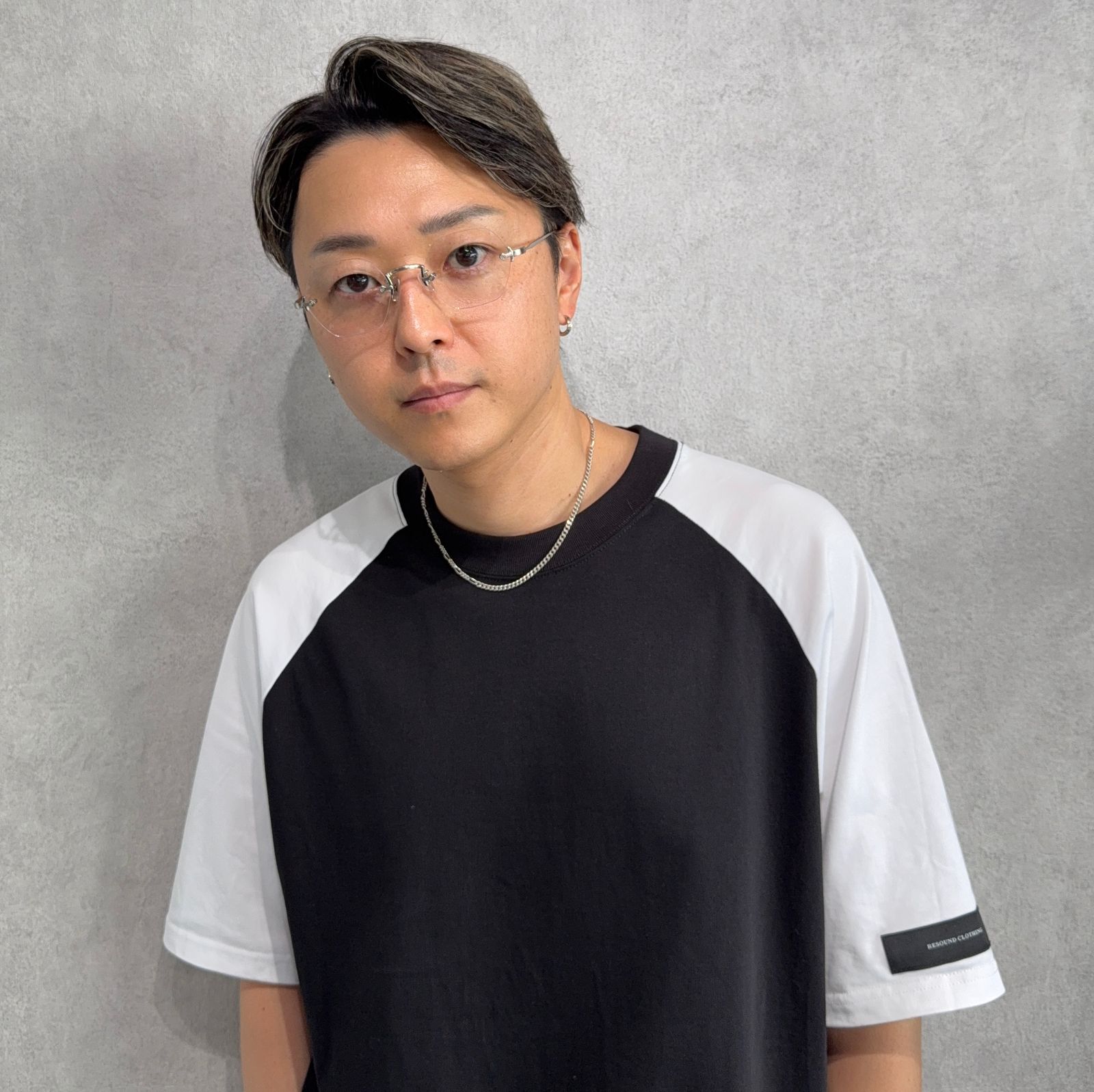 NEW. RILEY C-1b / メガネ / ブラステッドシルバー